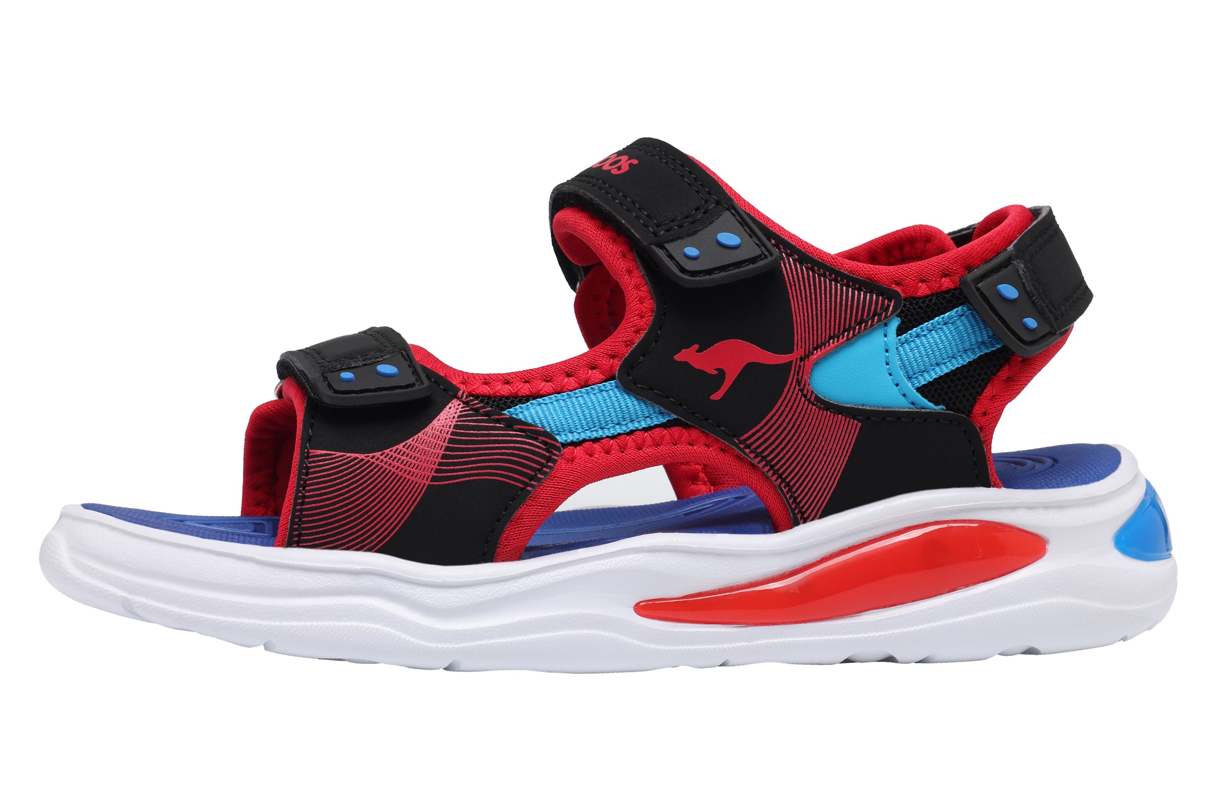 KangaROOS Sandale »K-SLS Ruffy«, mit Blinkfunktion