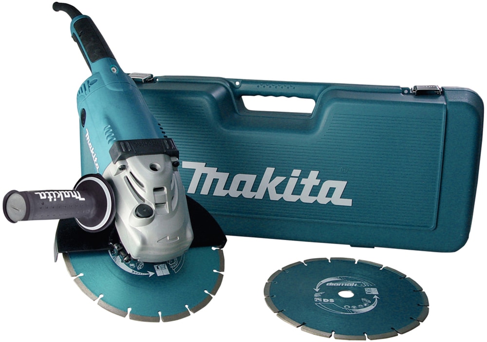 Makita Winkelschleifer "GA9020RFK3", 2.200W, 230mm, 6.600 min-1, inkl. Aufbewahrungskoffer