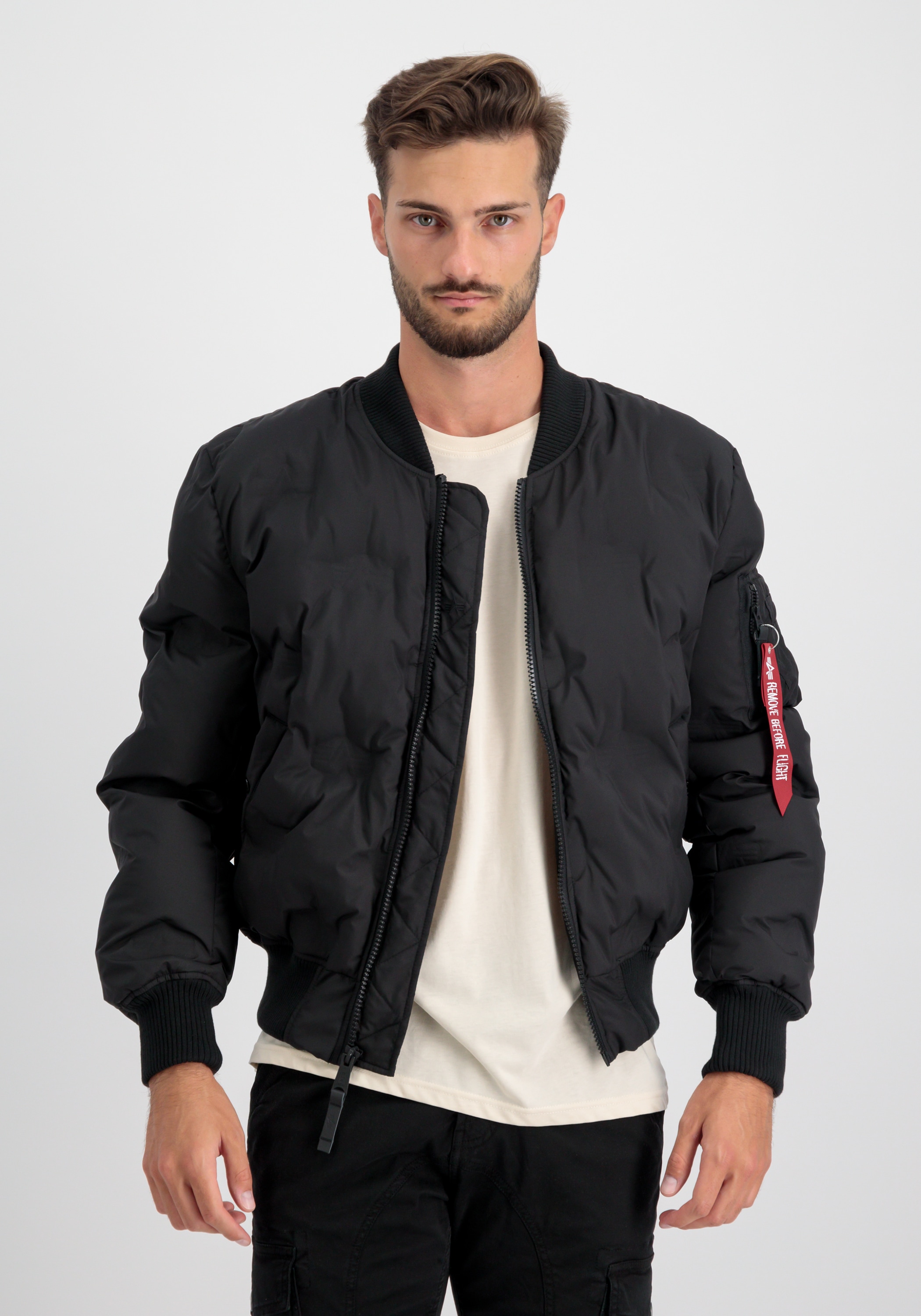 Alpha Industries Winterjacke "MA-1 Emb. Logo Puffer" günstig online kaufen
