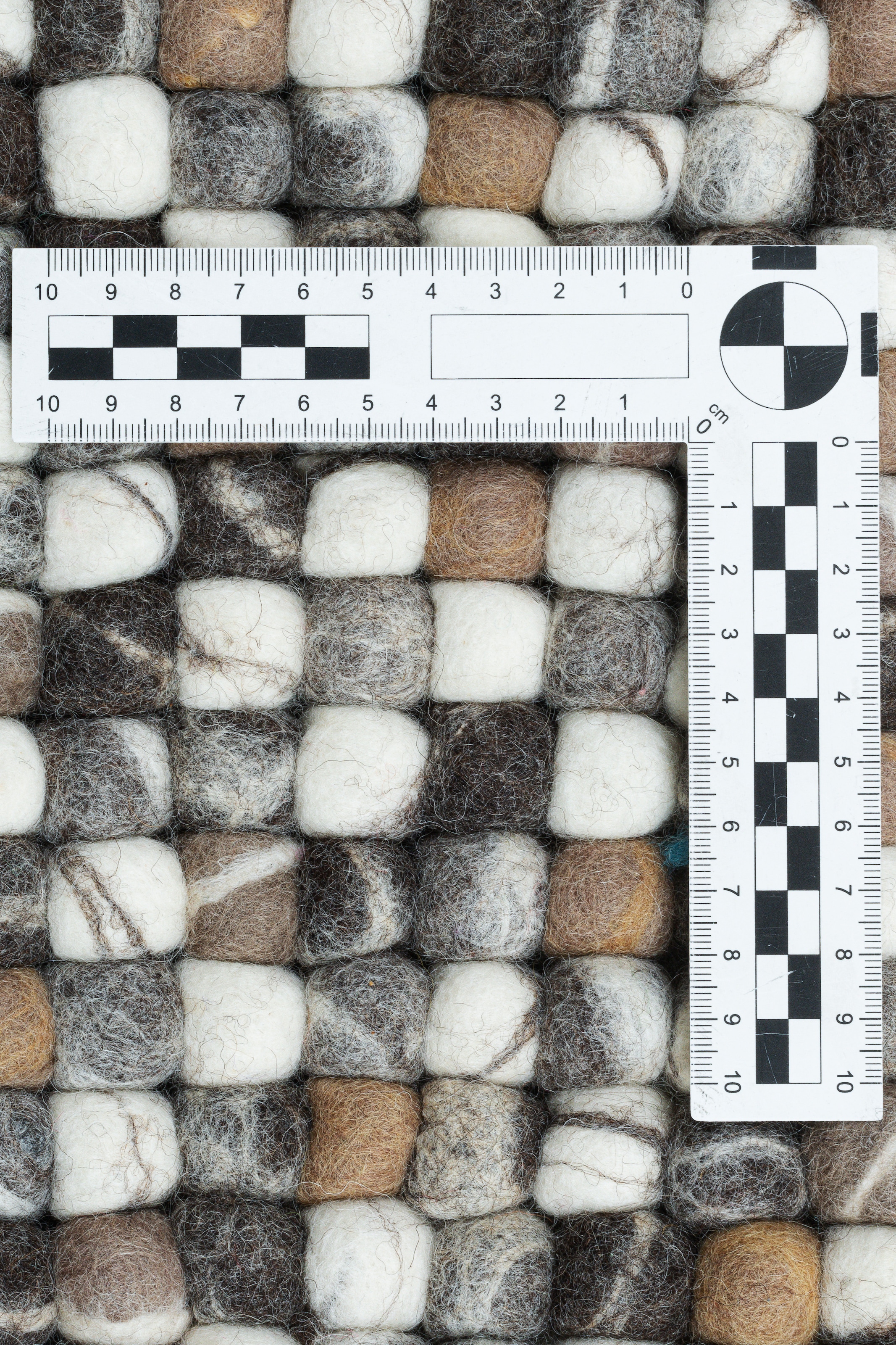THEKO Wollteppich »Felty 2.2, handgefertigt« rechteckig 22 mm Höhe Filzkugel-Teppich, reine Wolle, auch in rund & als Läufer