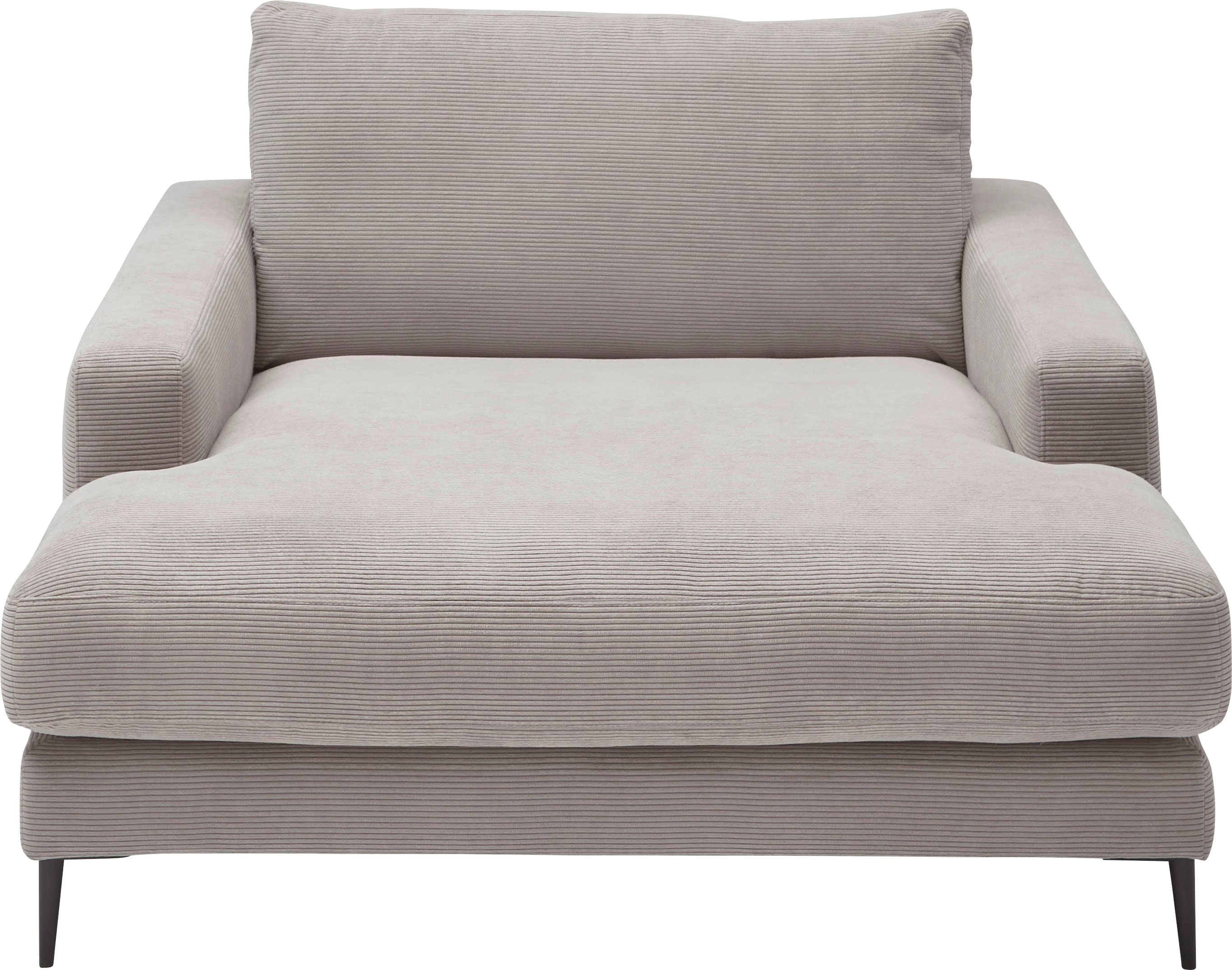 Home affaire Chaiselongue "Downtown Loungemöbel zum Relaxen, B/T/H: 132/170/84 cm" auch in Bouclé, Cord und Easy care - leicht mir Wasser zu reinigen