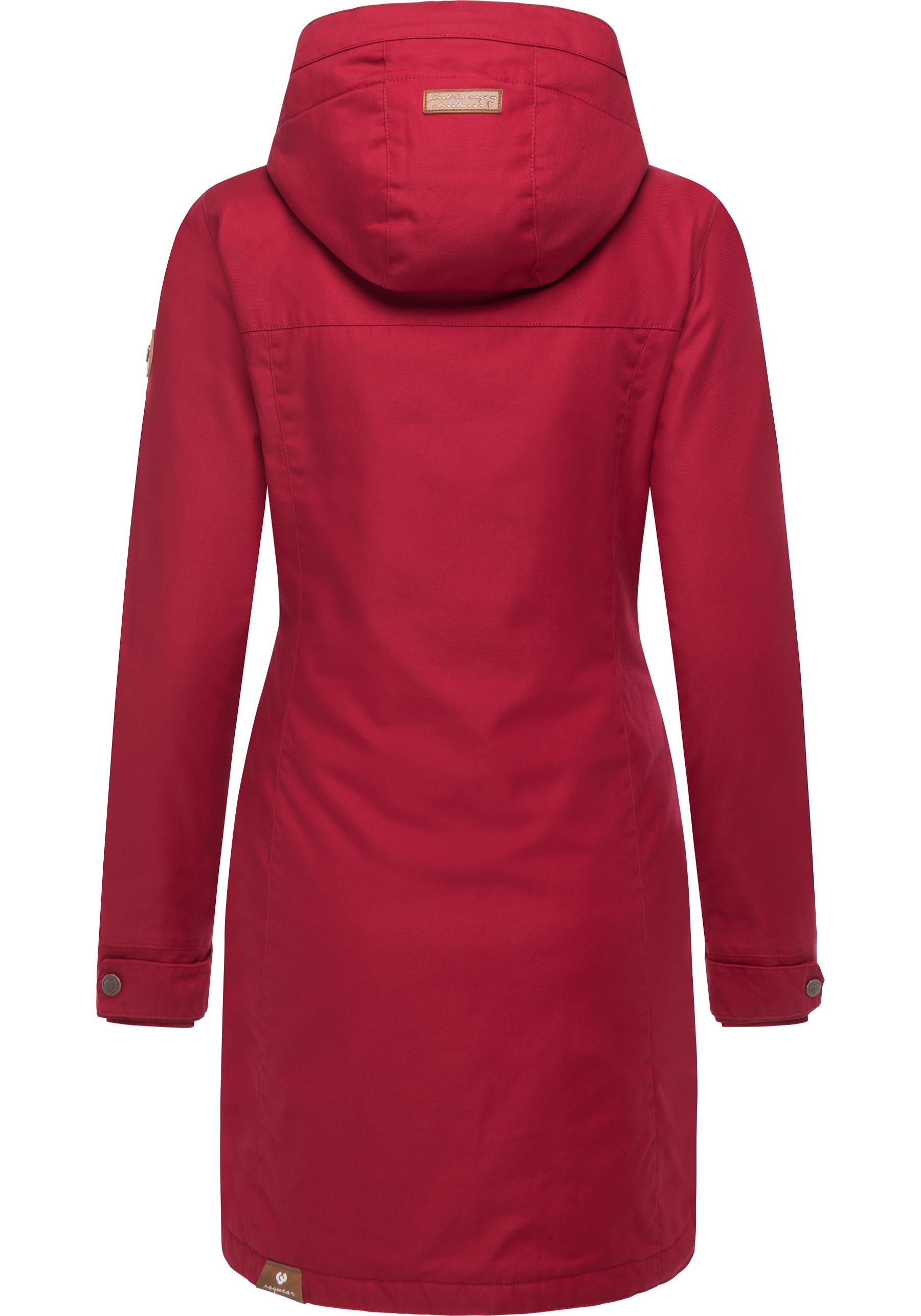 Ragwear Wintermantel »Jannisa« stylischer Damen Winterparka mit Kapuze
