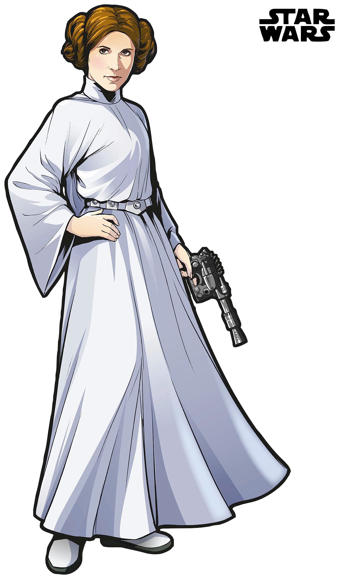 Komar Vliestapete »Star Wars XXL Princess Leia«, 127x170 cm (Breite x Höhe), selbstklebendes Vlies