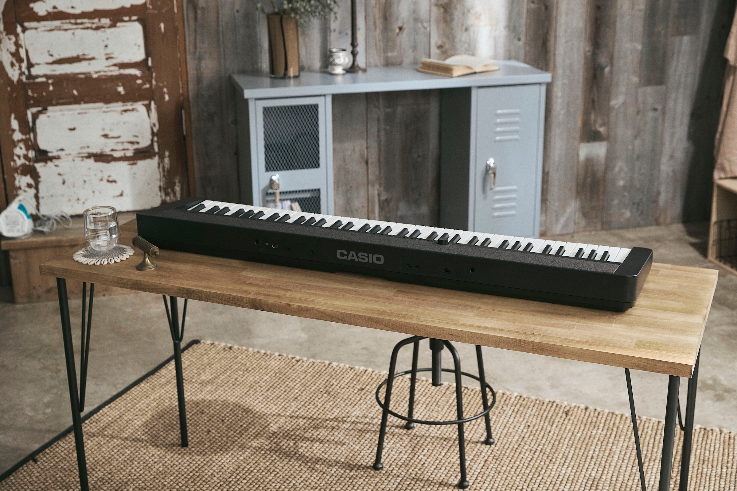 CASIO Home-Keyboard »CT-S1-76 schwarz«, inkluisve Pedal und Stativ