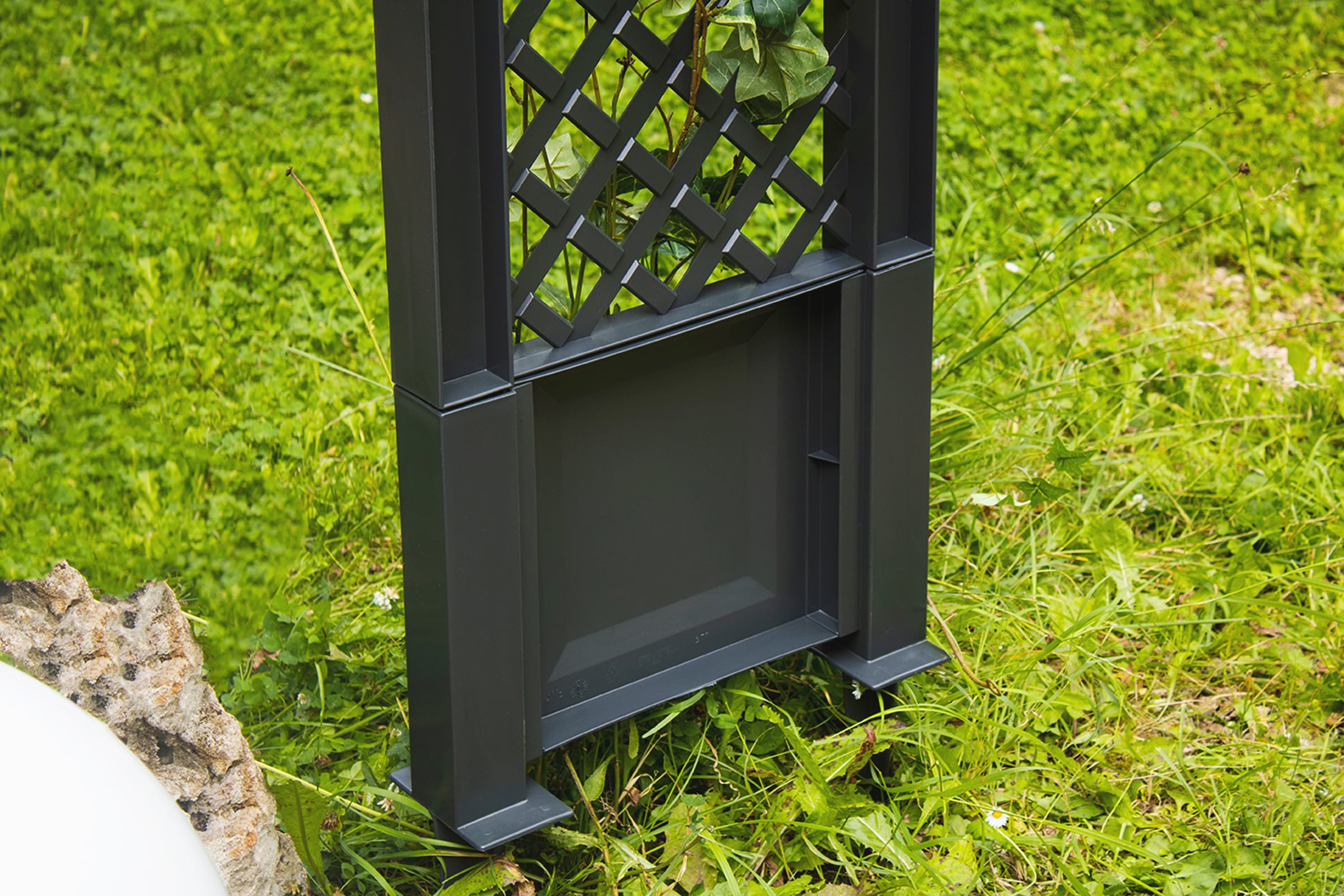 KHW Rosenbogen, BxTxH: 100x43x207 cm, mit Erdspießen
