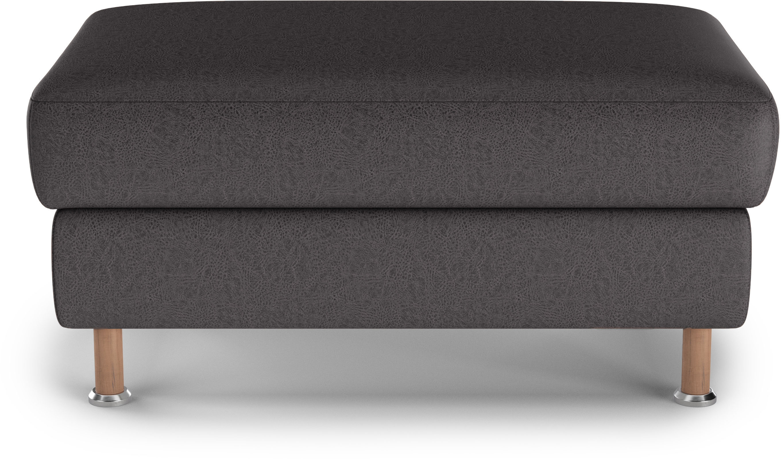 Thumbnail - Home affaire Polsterhocker "Calypso" Holzfuesse mit Metallteller