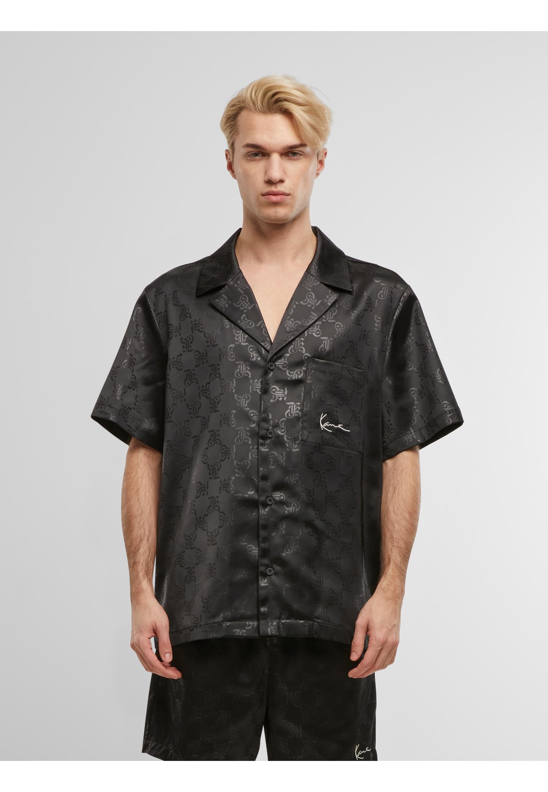 Karl Kani Langarmhemd »Karl Kani Signature Aop Resort Shirt«, (1 tlg.)
