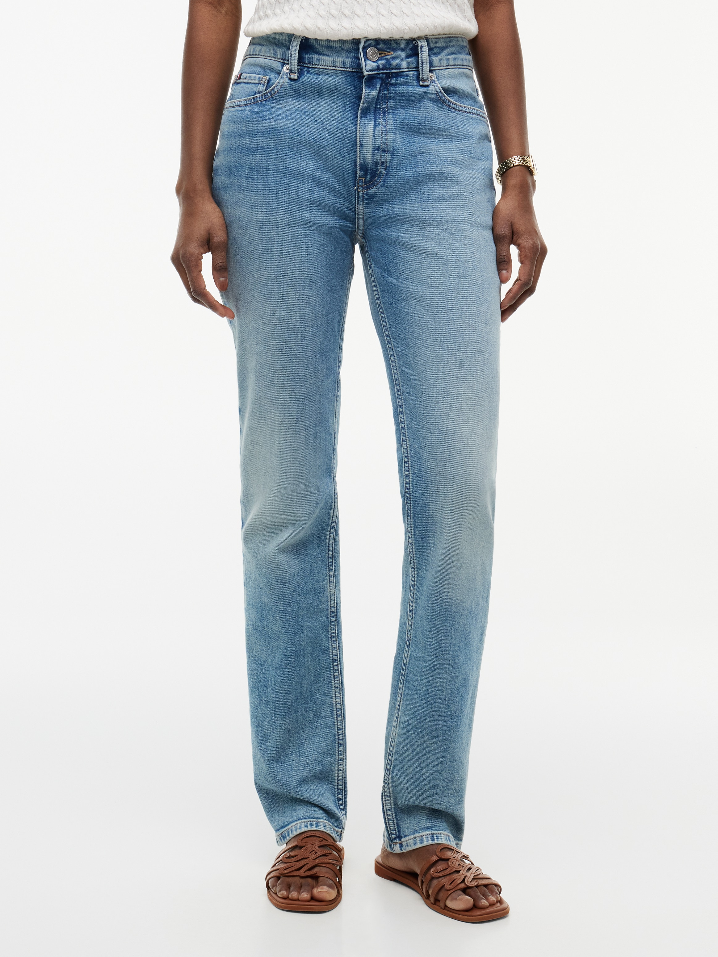 Tommy Hilfiger Slim-fit-Jeans "SLIM NEW DOREEN LIGHT RW" Baumwollmischung, slim fit