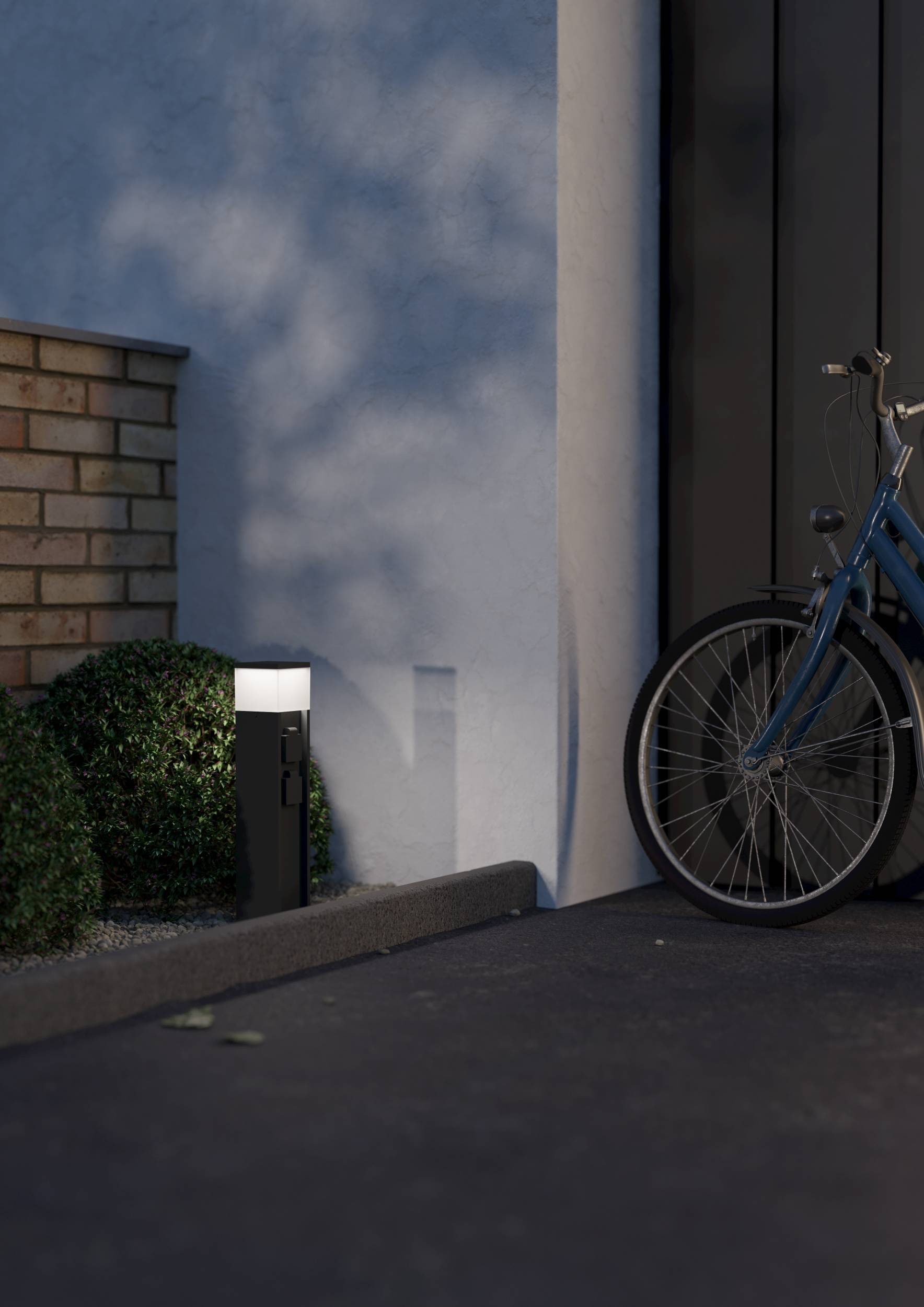 EGLO Gartensteckdose »Park 5 Außenlampe, Gartensteckdose, Stromverteiler außen, IP54, Lampe« 1 Stk. tlg.