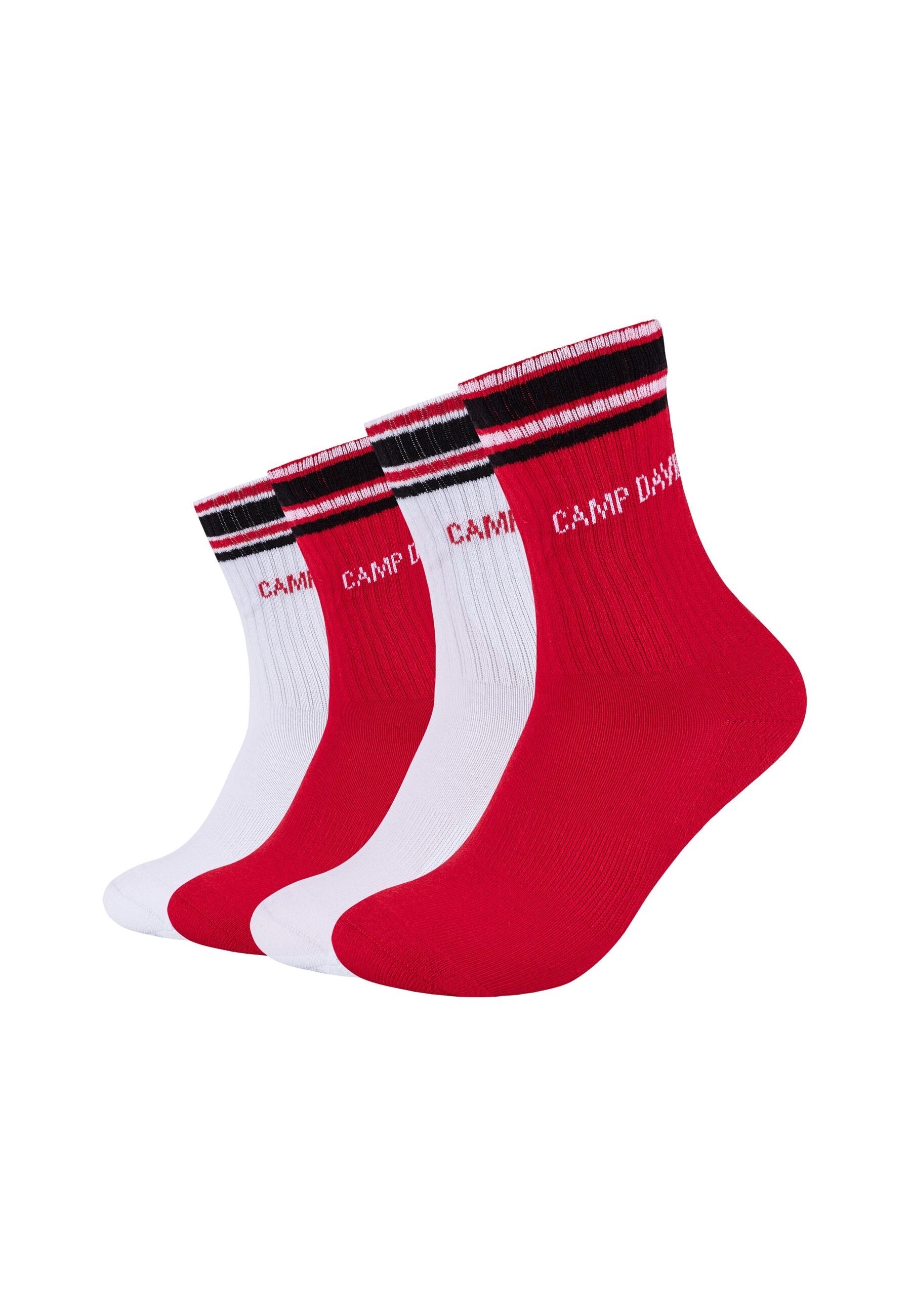 CAMP DAVID Socken "Tennissocken Short 4er Pack" 4er Pack Gekämmte Baumwolle günstig online kaufen