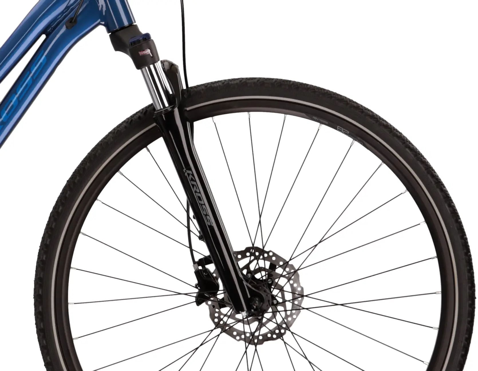 Kross Crossrad »KROSS Crossbike Evado 6.0 28" blau 27 Gänge«, 27 Gang, Shimano, Alivio M3100 Schaltwerk, Kettenschaltung