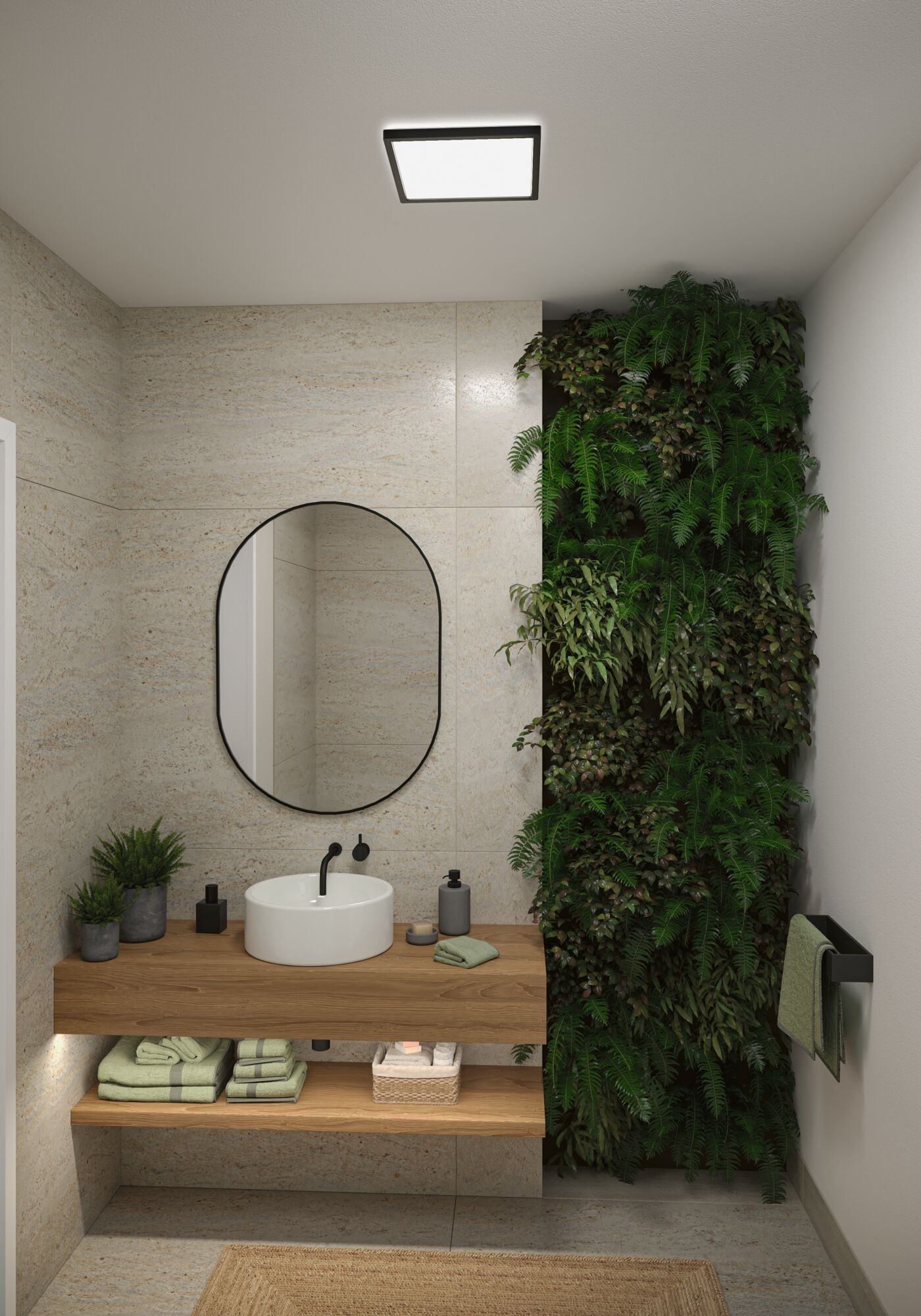 Paulmann LED Panel »Atria Shine IP44 eckig 298x298mm 15,7W 2100lm 3000 - 6500K« LED-Modul 1 Stk. Tageslichtweiß Farbwechsler