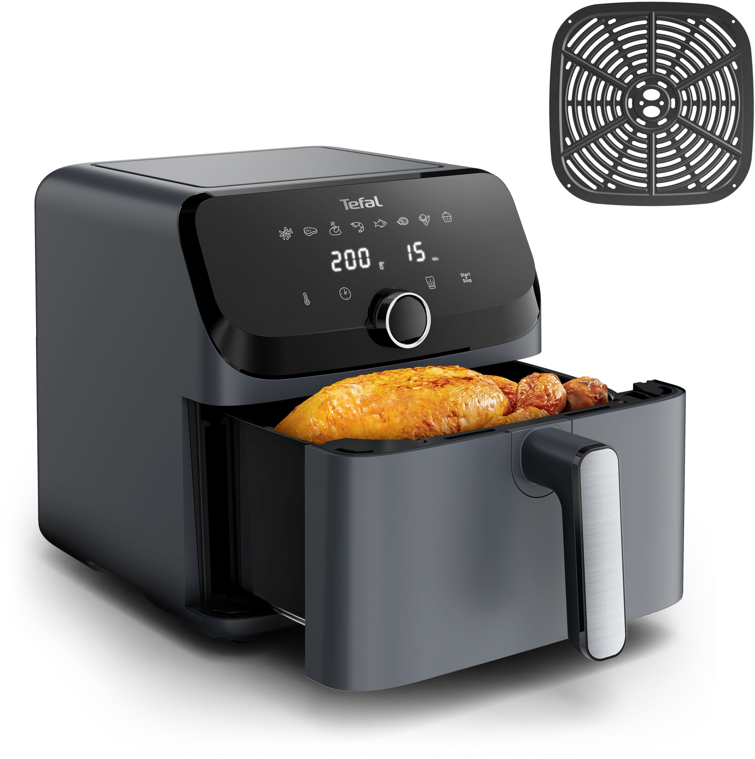 Tefal Heißluftfritteuse "Tefal EY855B Easy Fry Mega Heißluftfritteuse", 2020 W