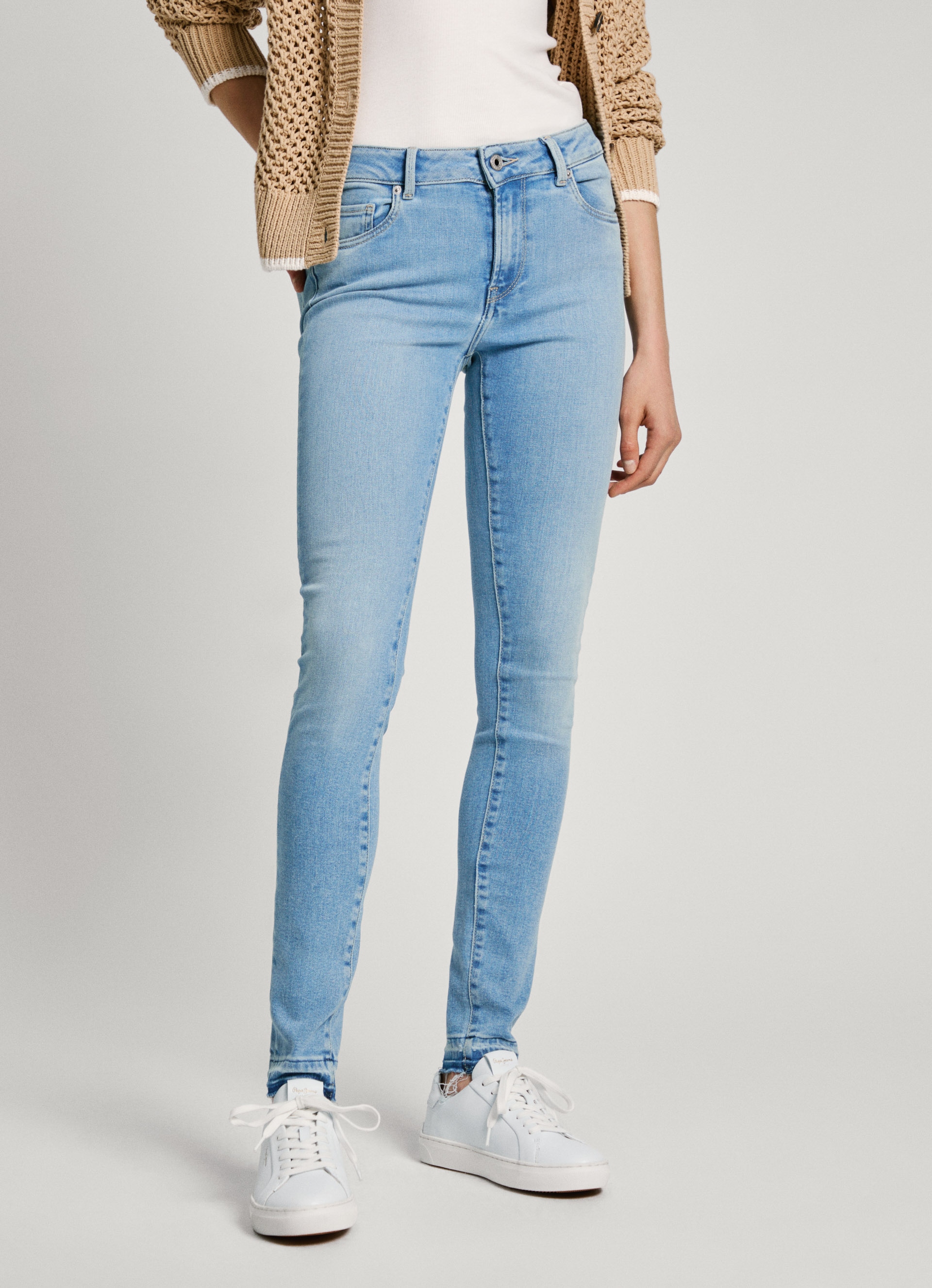 Pepe Jeans Skinny-fit-Jeans "SKINNY JEANS MW", in verschiedenen Waschungen