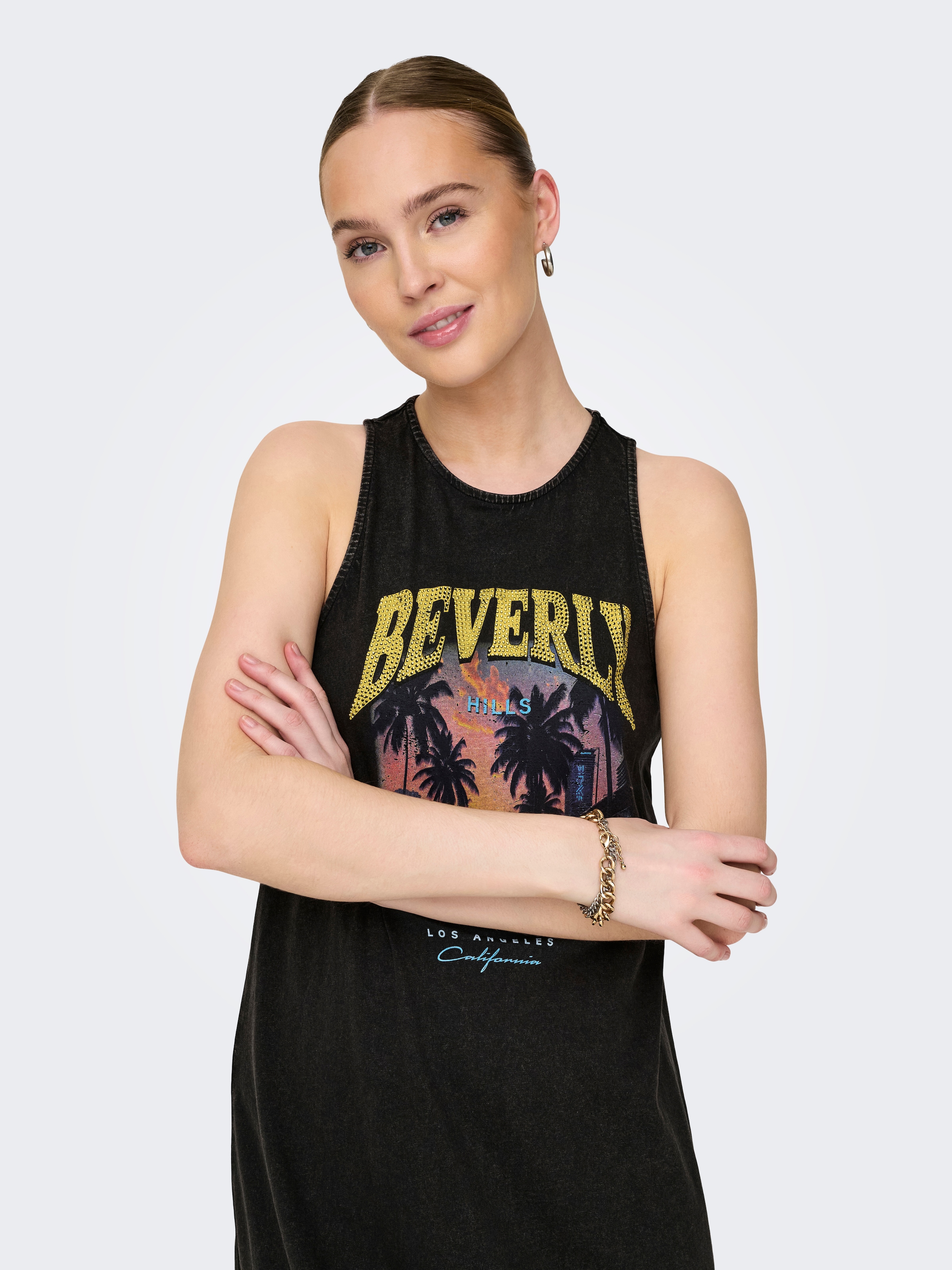 ONLY Jerseykleid "ONLLUCY LIFE S/L DRIVE DRESS BOX JRS" Baumwolle, regular günstig online kaufen