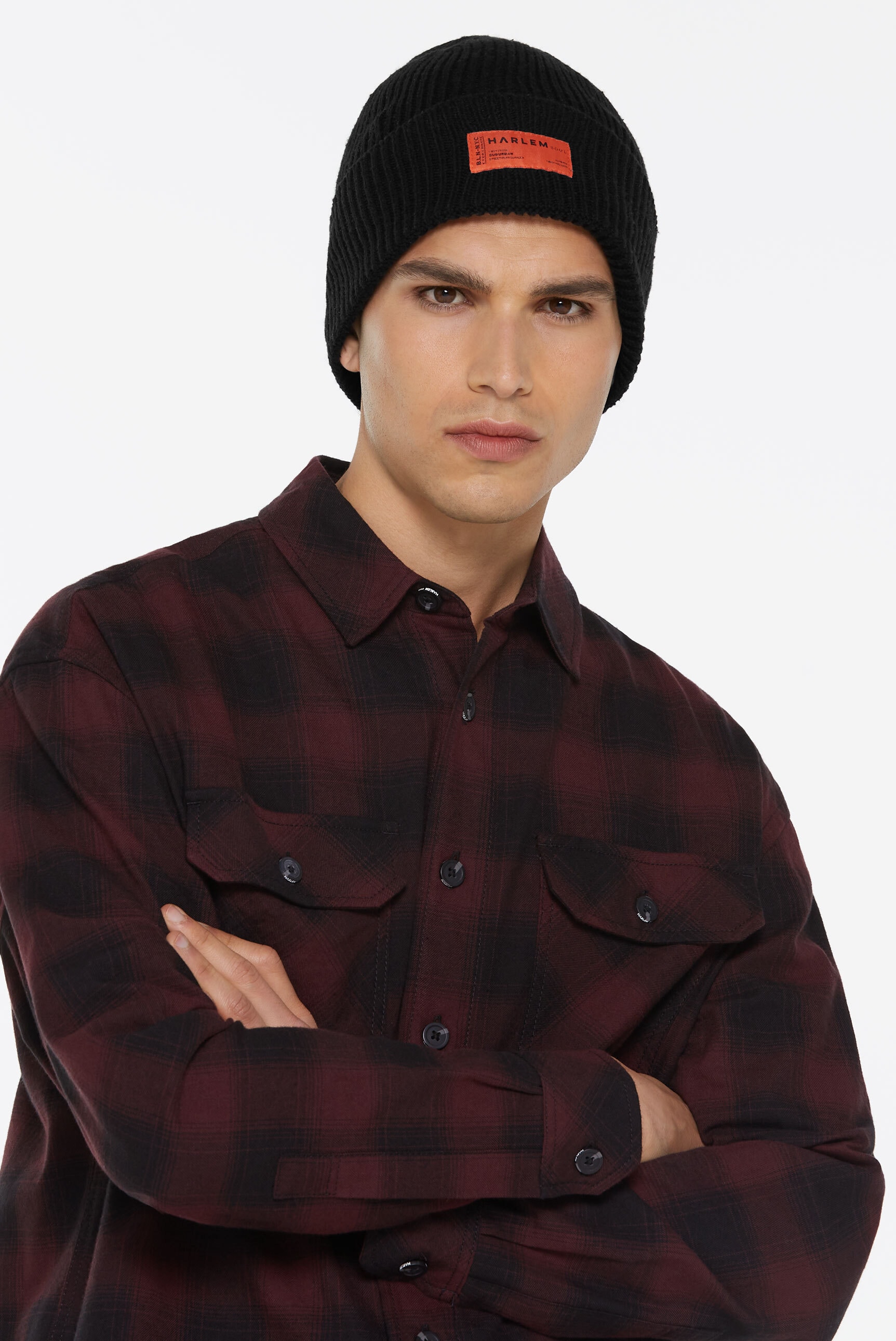 Harlem Soul Langarmhemd aus Baumwolle