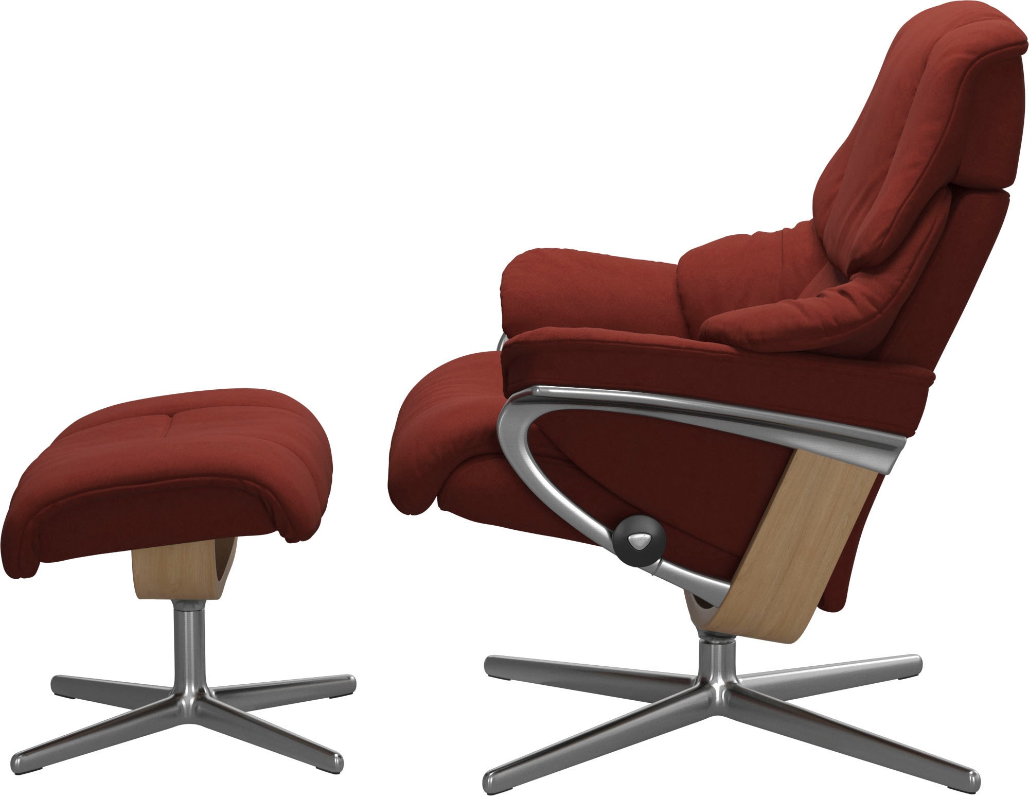 Stressless® Fußhocker »Reno«, mit Cross Base, Größe S, M & L, Holzakzent Eiche