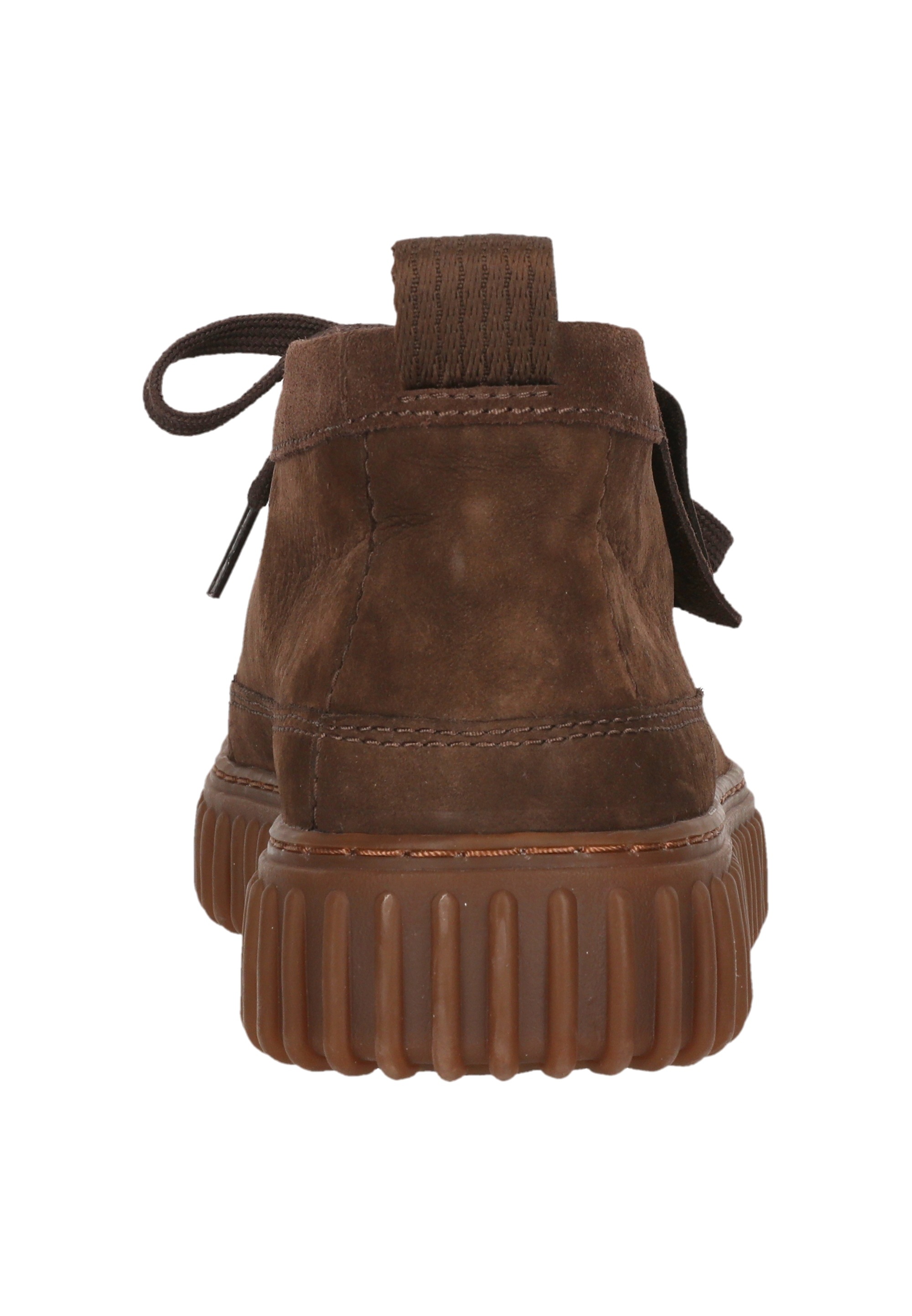 Clarks Stiefelette »Torhill Lace High«, mit gerippter Laufsohle