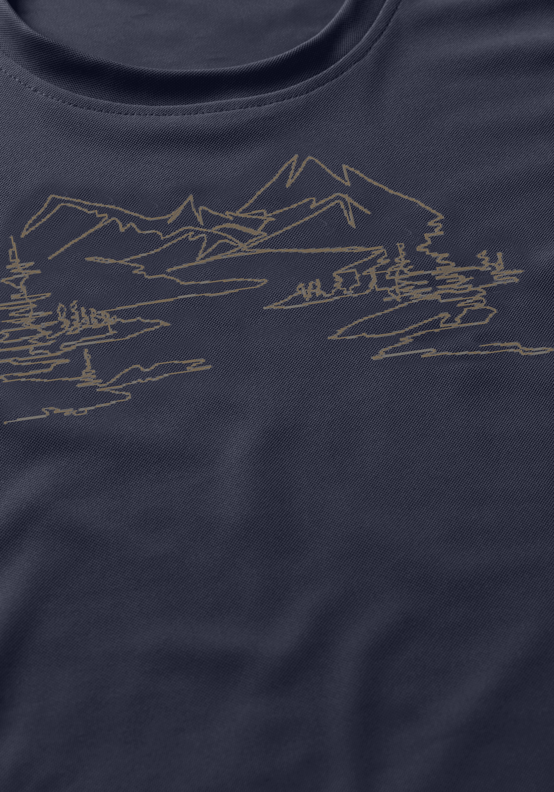 Maier Sports T-Shirt "Wilma Print" Damen Kurzarmshirt, leichtes Sommer Funk günstig online kaufen