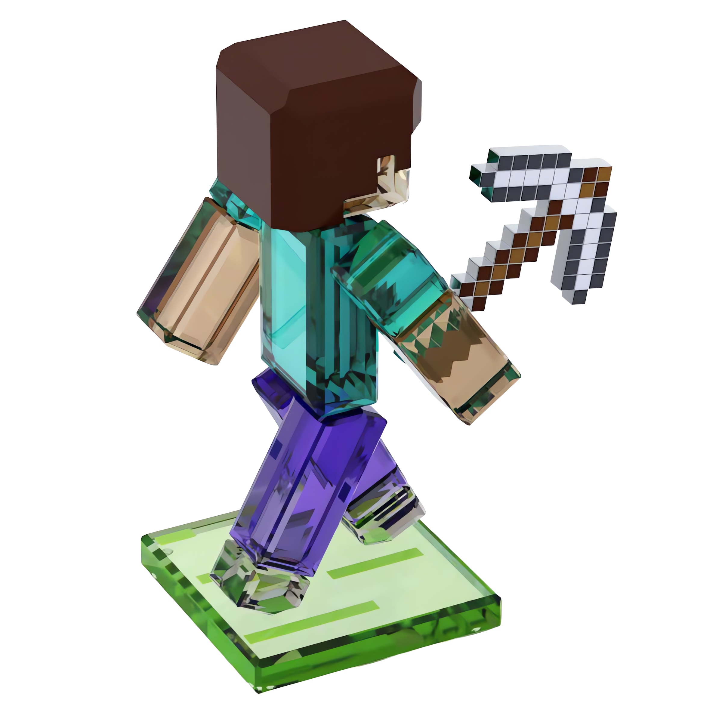 Swarovski Dekofigur »Kristallfigur Sammelfigur Minecraft Steve,«