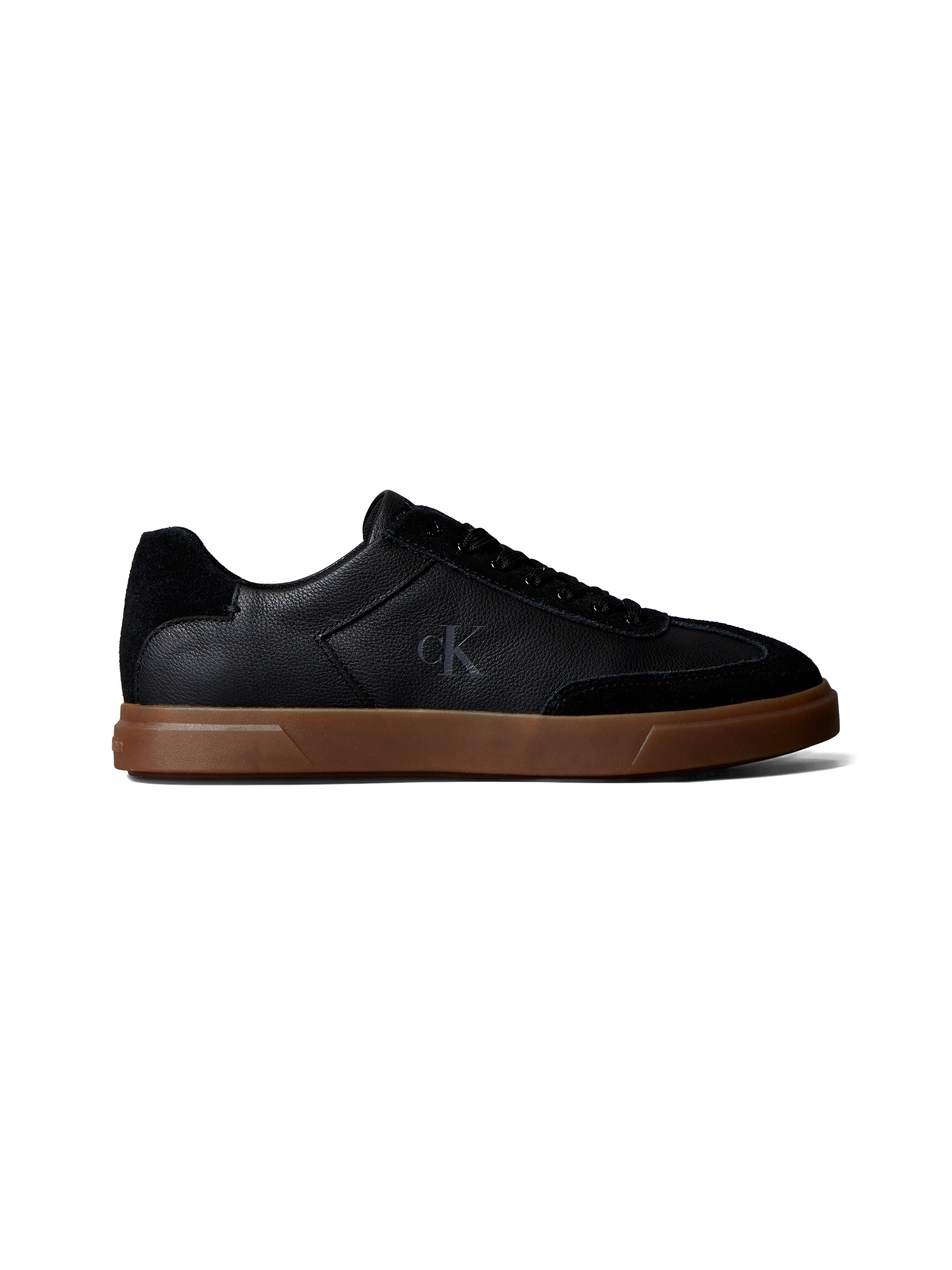 Calvin Klein Sneaker »LOW PRO CUPS LTH MIX MG«, Retrosneaker, Schnürschuh, Freizeitschuh mit seitlichem CK-Logo