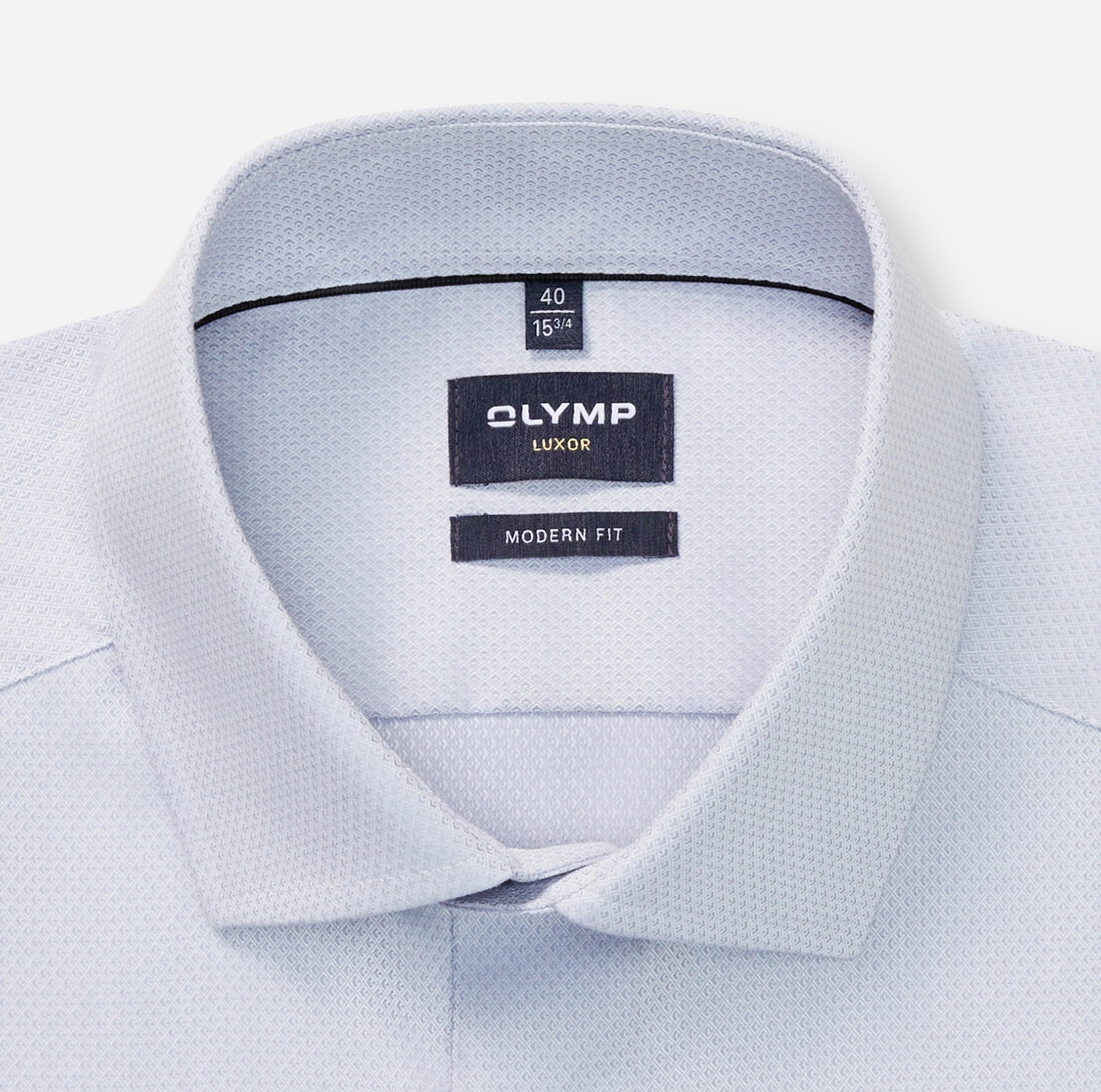 OLYMP Luxor Modern Fit Shirt Silver Gray 45 7