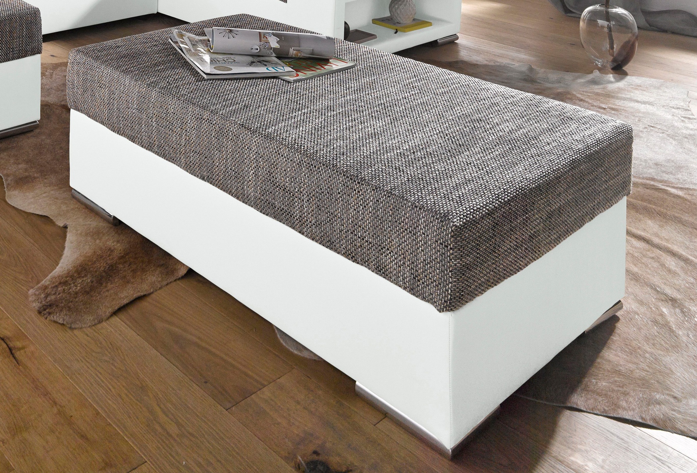 COLLECTION AB Hocker "John" Frei im Raum stellbar, wahlweise mit Federkern günstig online kaufen