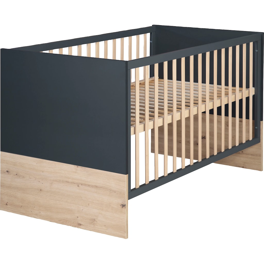 roba® Babyzimmer-Komplettset »Lenn«, (Set, Babybett 70x140 cm, Wickelkommode, Kleiderschrank)