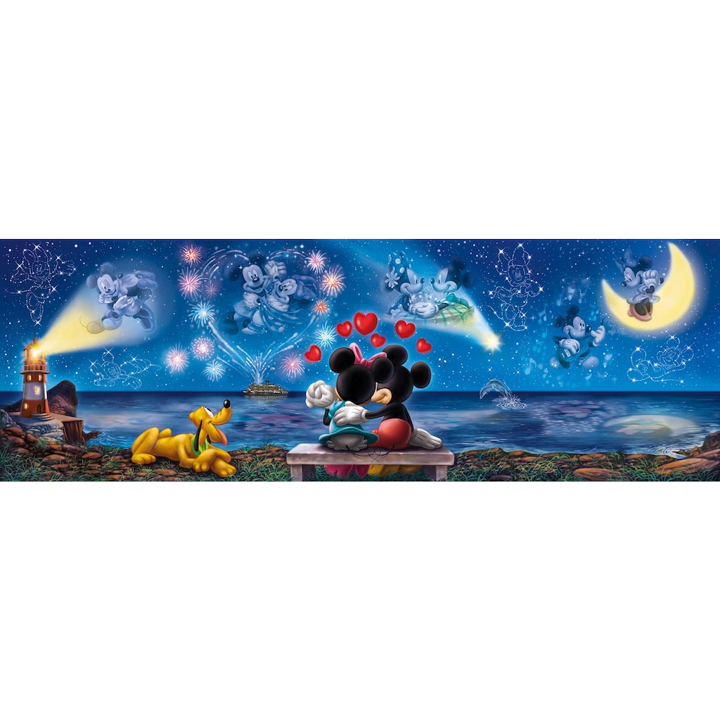 Clementoni® Puzzle »Panorama High Quality Collection, Disney Mickey und Minnie«, Made in Europe, FSC® - schützt Wald - weltweit