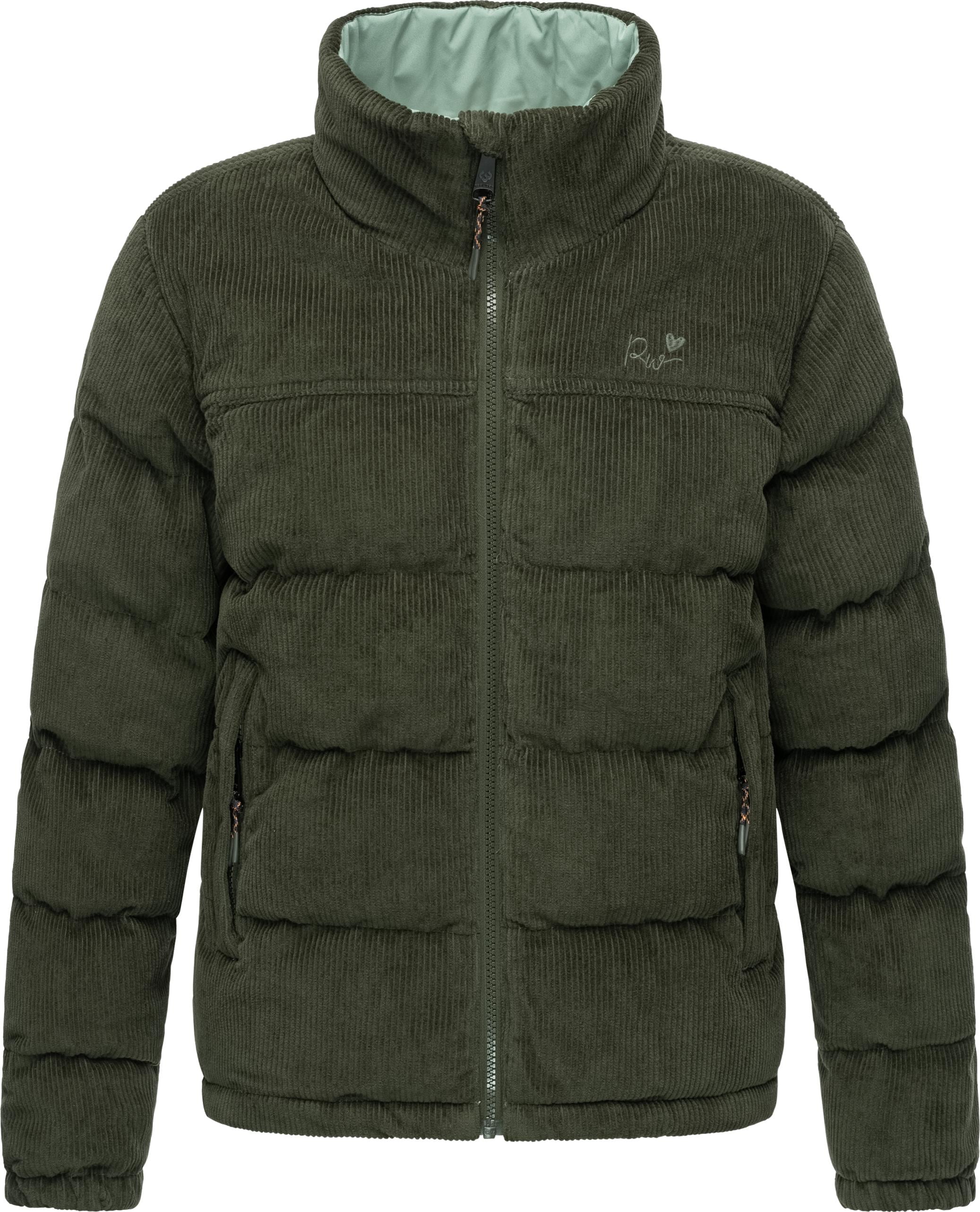 Ragwear Cordjacke »Uxia«, ohne Kapuze, Modische Damen Jacke in Cord mit wärmenden Innenfutter
