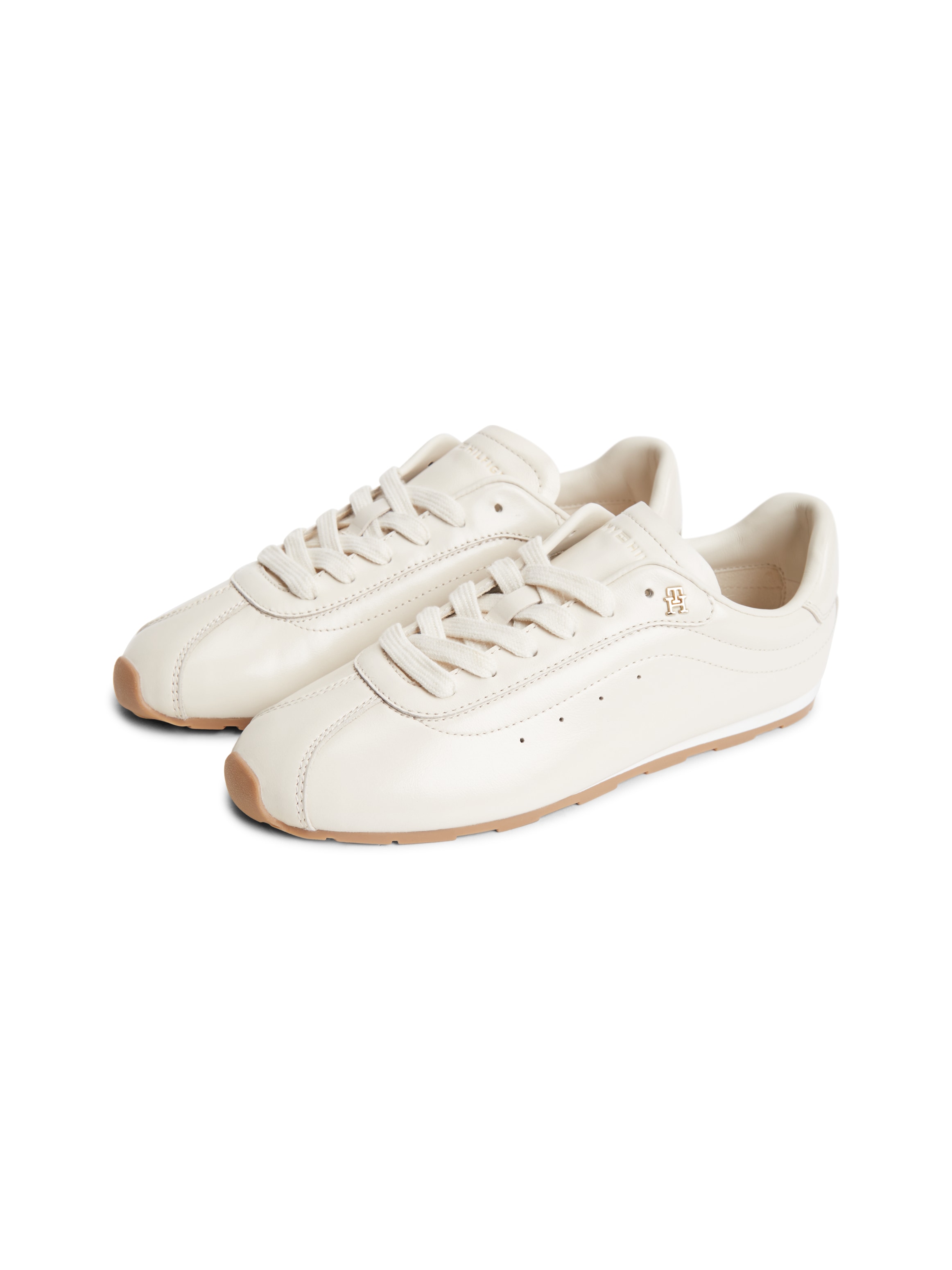 Tommy Hilfiger Sneaker "BELLA SNEAKER LEATHER" Freizeitschuh, Halbschuh, Schnürschuh im Retro-Look