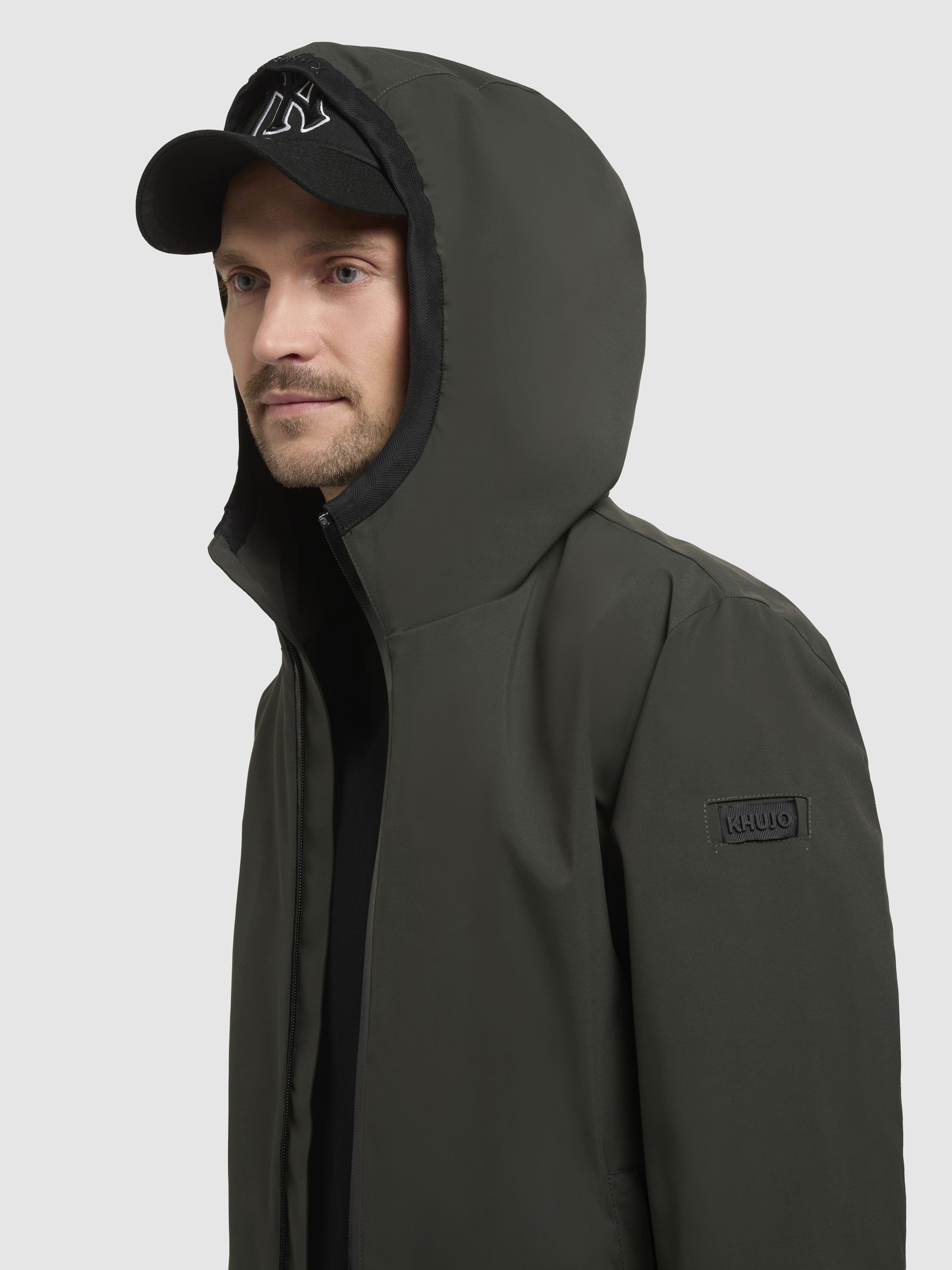 khujo Anorak »LARM«, mit Kapuze