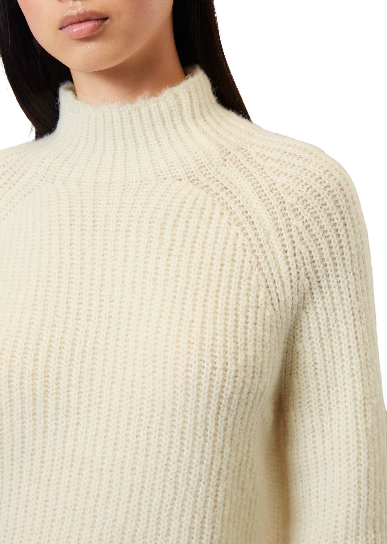 Marc O'Polo Strickpullover »aus flauschigem Schurwolle-Alpakawolle-Mix«