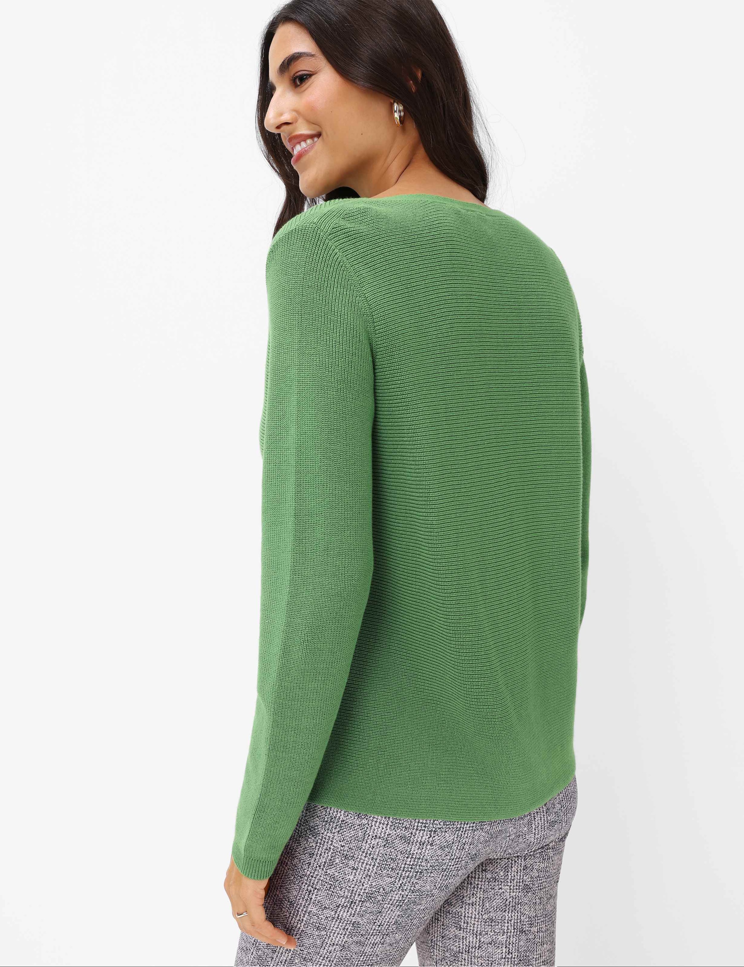 Brax Strickpullover »Style LESLEY« Strickpullover aus reiner Baumwolle