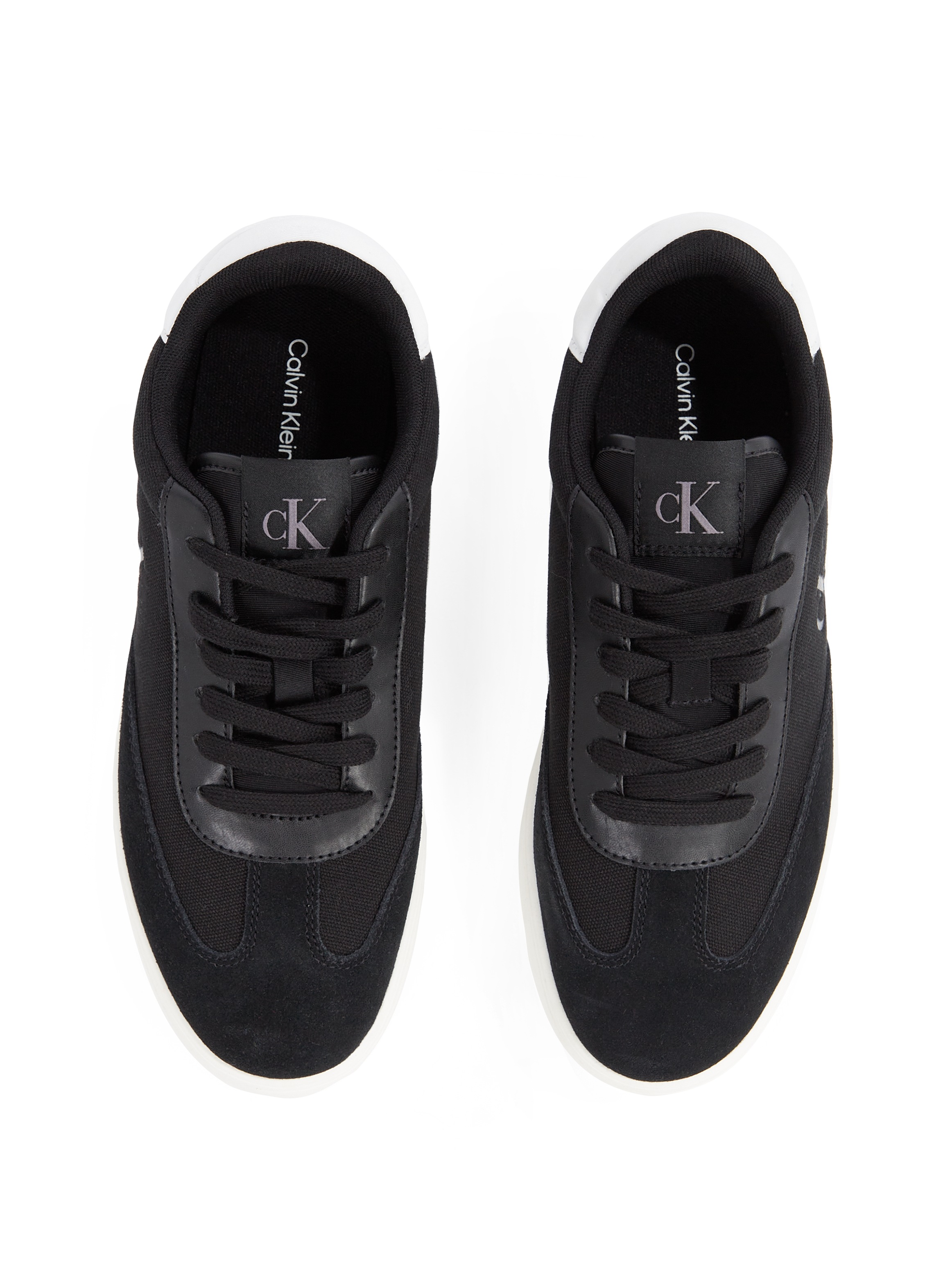 Calvin Klein Jeans Sneaker »CLASSIC CUPSOLE LOW MIX MG«, Schnürschuh, Halbschuh, Freizeitsneaker mit Logoschriftzug