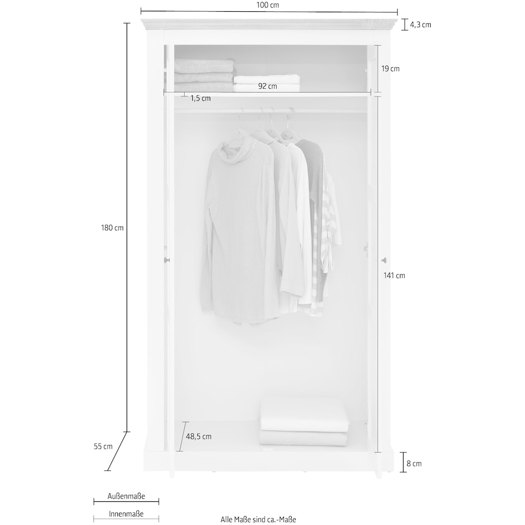 Home affaire Kleiderschrank »Clonmel«