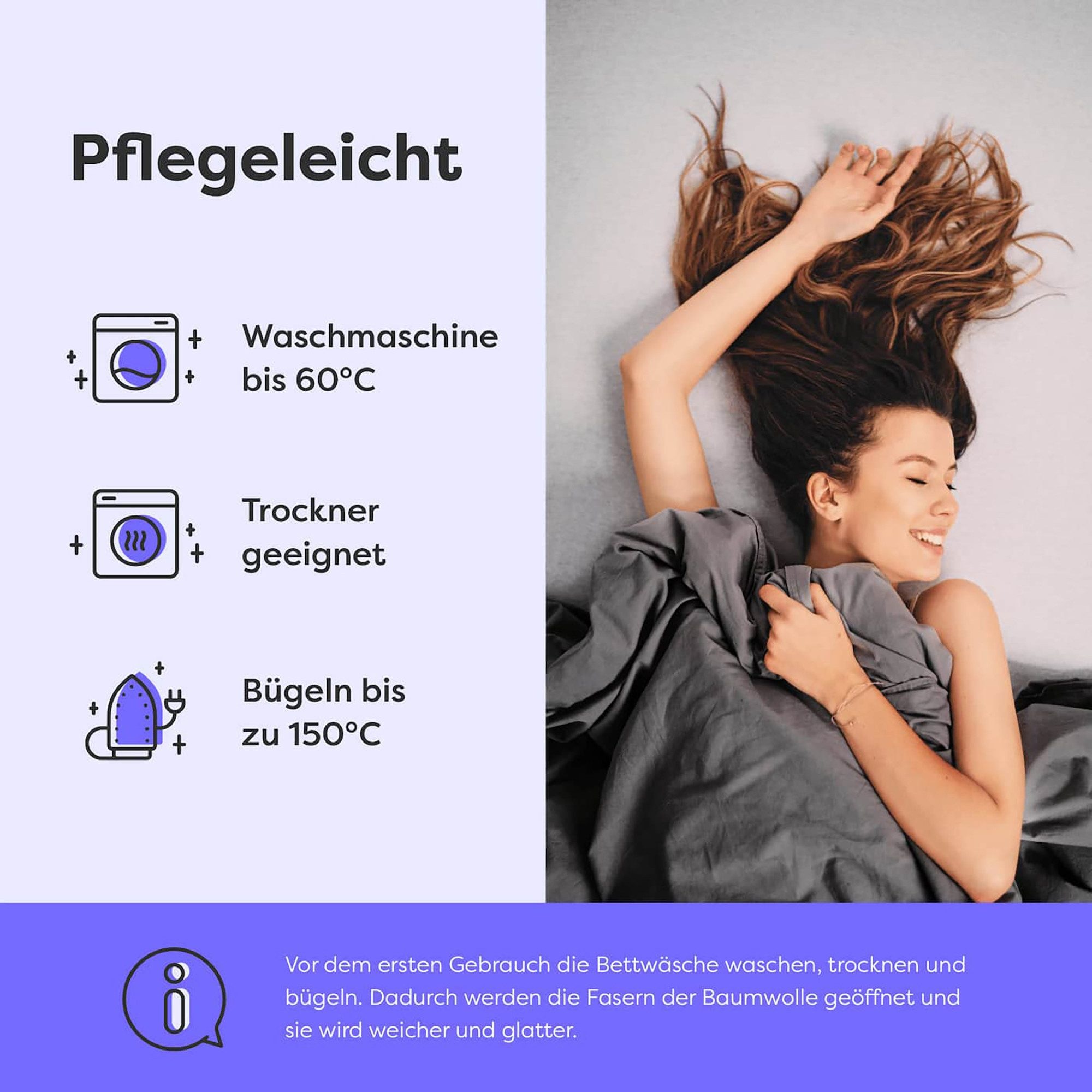 Thumbnail - Wolkenfeld Spannbettlaken "Boxspringbett Bettlaken - Spannbetttuch für Matratzen bis 40cm" Elastisch & Rutschfest: 90x20...