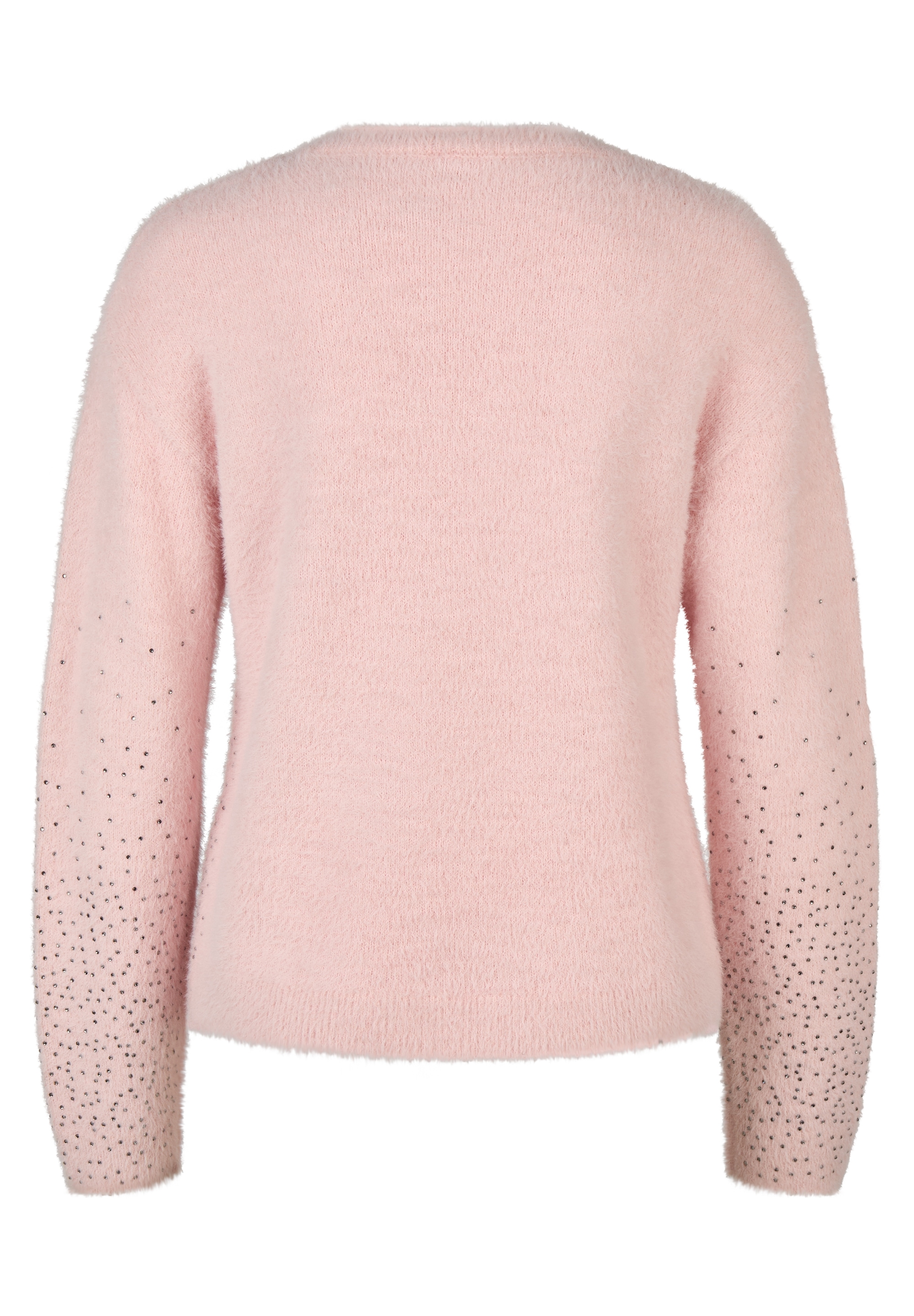 Rabe Strickpullover mit Glitzersteinen / Woll-Anteil