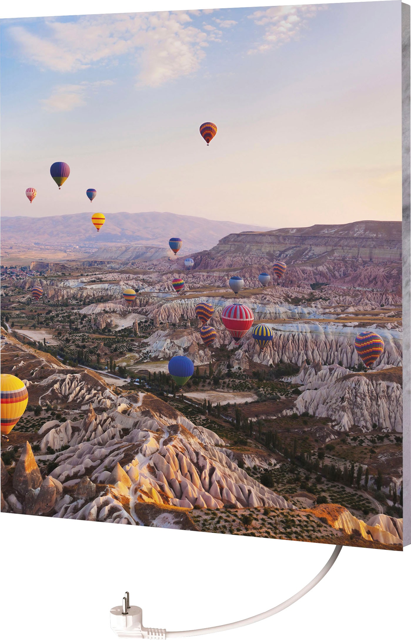 Marmony Infrarotheizung »Motiv Heißluftballon«, BxHxT: 50x60x2 cm, mit Fernbedienung und Timer