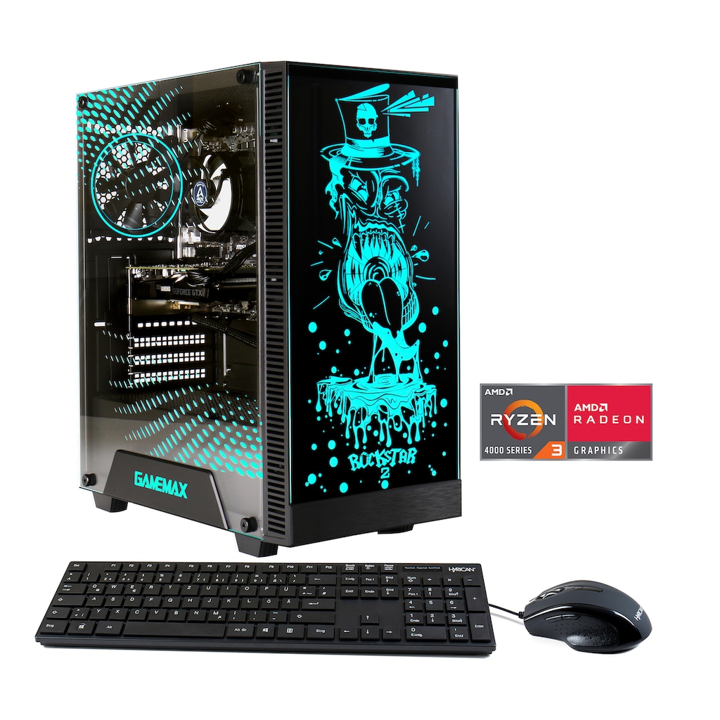 Hyrican Gaming-PC-Komplettsystem »Rockstar SET02067«, (2 St.)