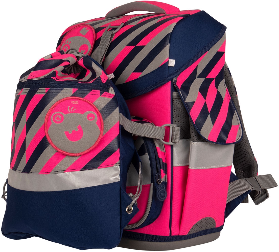 SCHOOL-MOOD® Schulranzen »Timeless, Yuna«, retroreflektierende Flächen, aus recyceltem Material