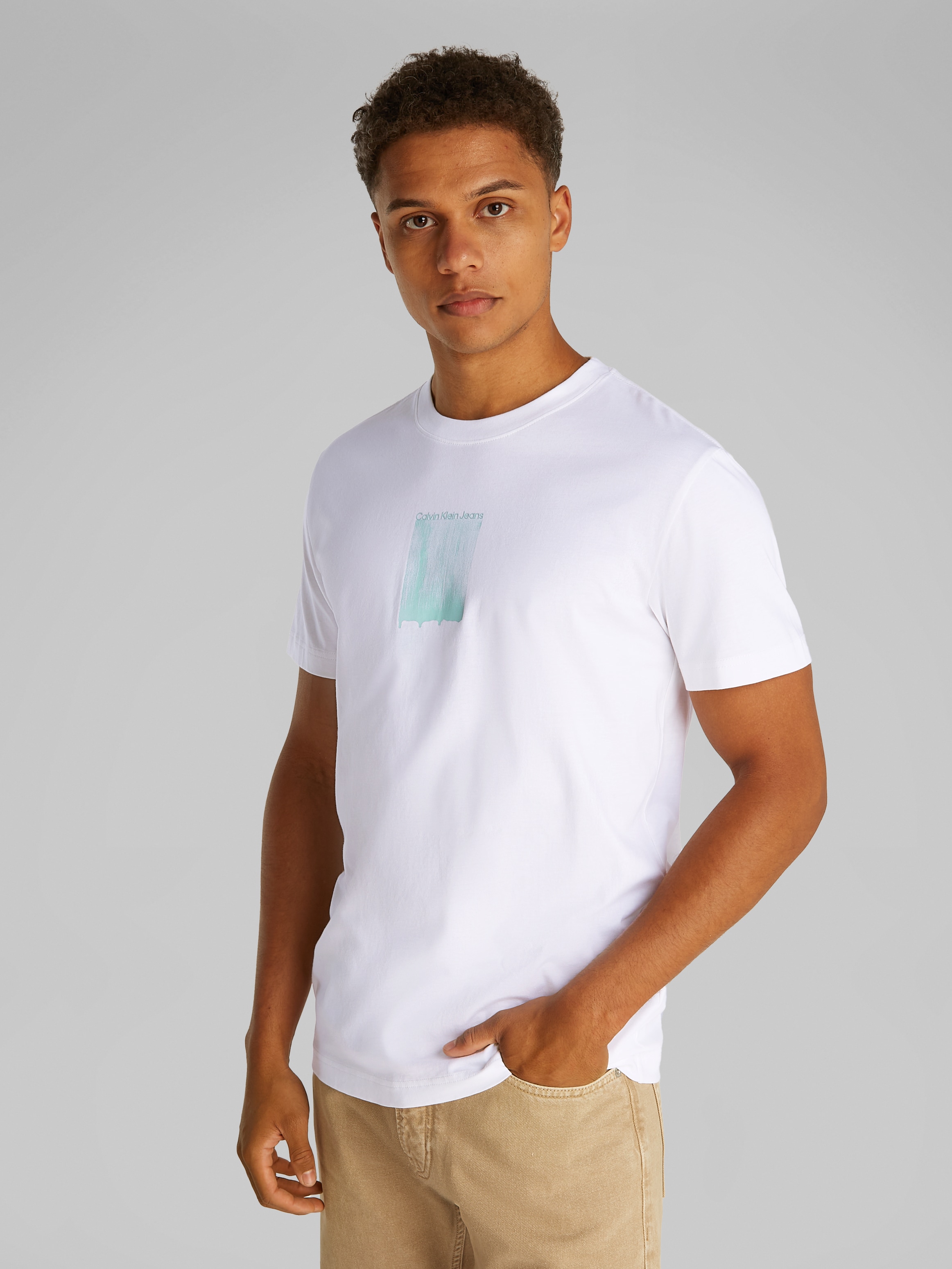 Calvin Klein Jeans T-Shirt "BRUSH STROKE GRAPHIC TEE", mit Logodruck günstig online kaufen