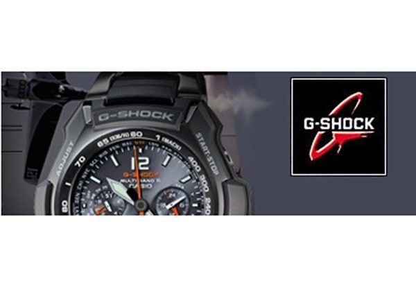 CASIO G-SHOCK Chronograph, Quarzuhr,Armbanduhr,Herrenuhr,digital, bis 20 bar wasserd.Resinarmband