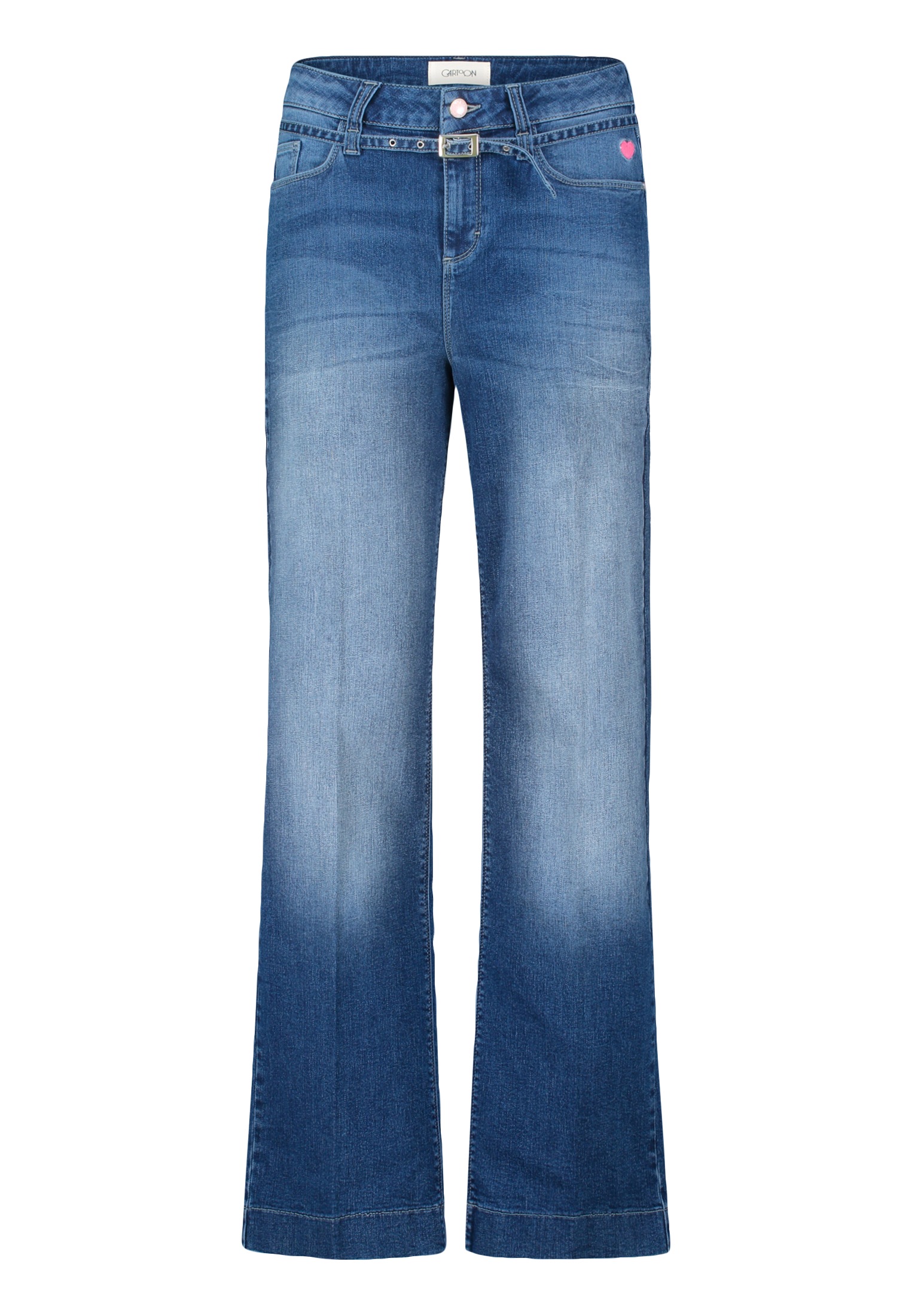 Cartoon Stretch-Jeans "Cartoon Stretch-Jeans mit Stickerei" günstig online kaufen