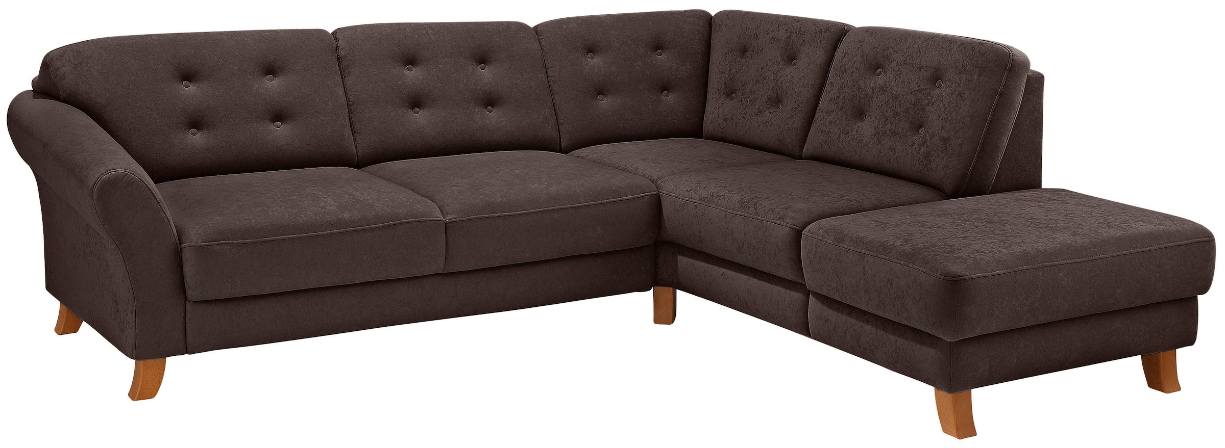 Home affaire Ecksofa »Trondheim L-Form«, mit Federkern