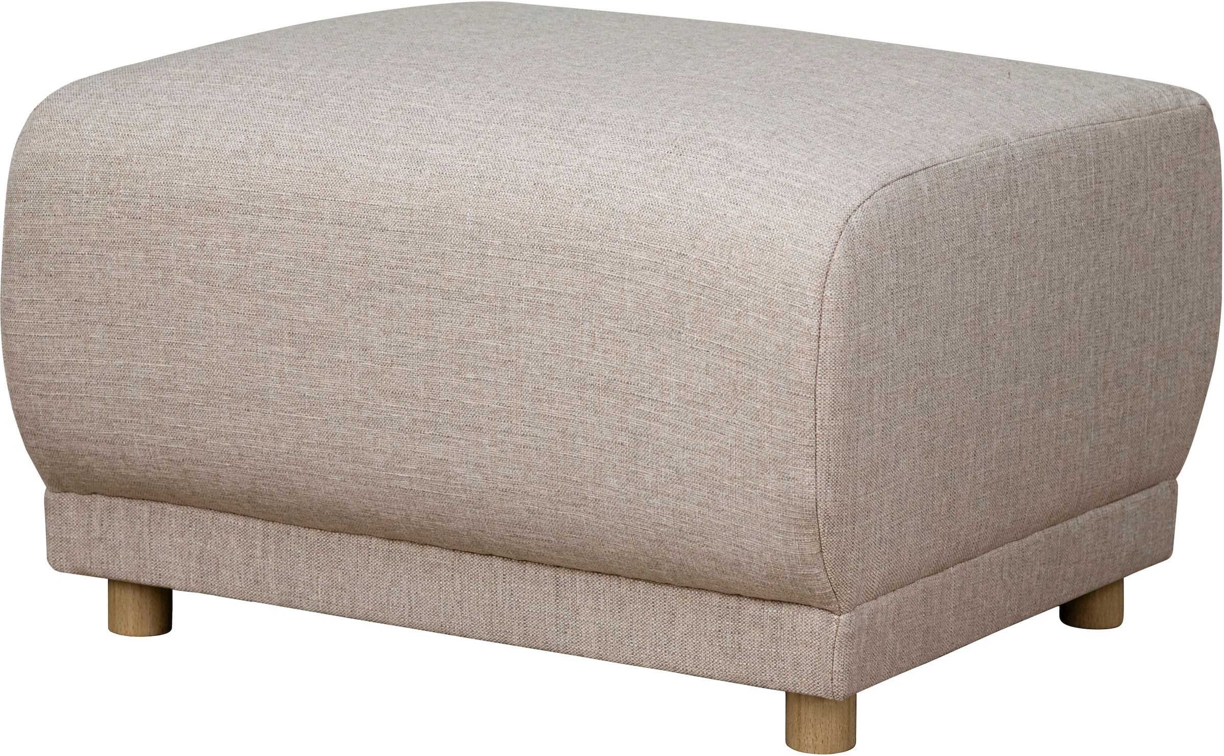 Home affaire Polsterhocker »LEMPS«, klein passend zur Serie, B/T/H: 70/70/46 cm