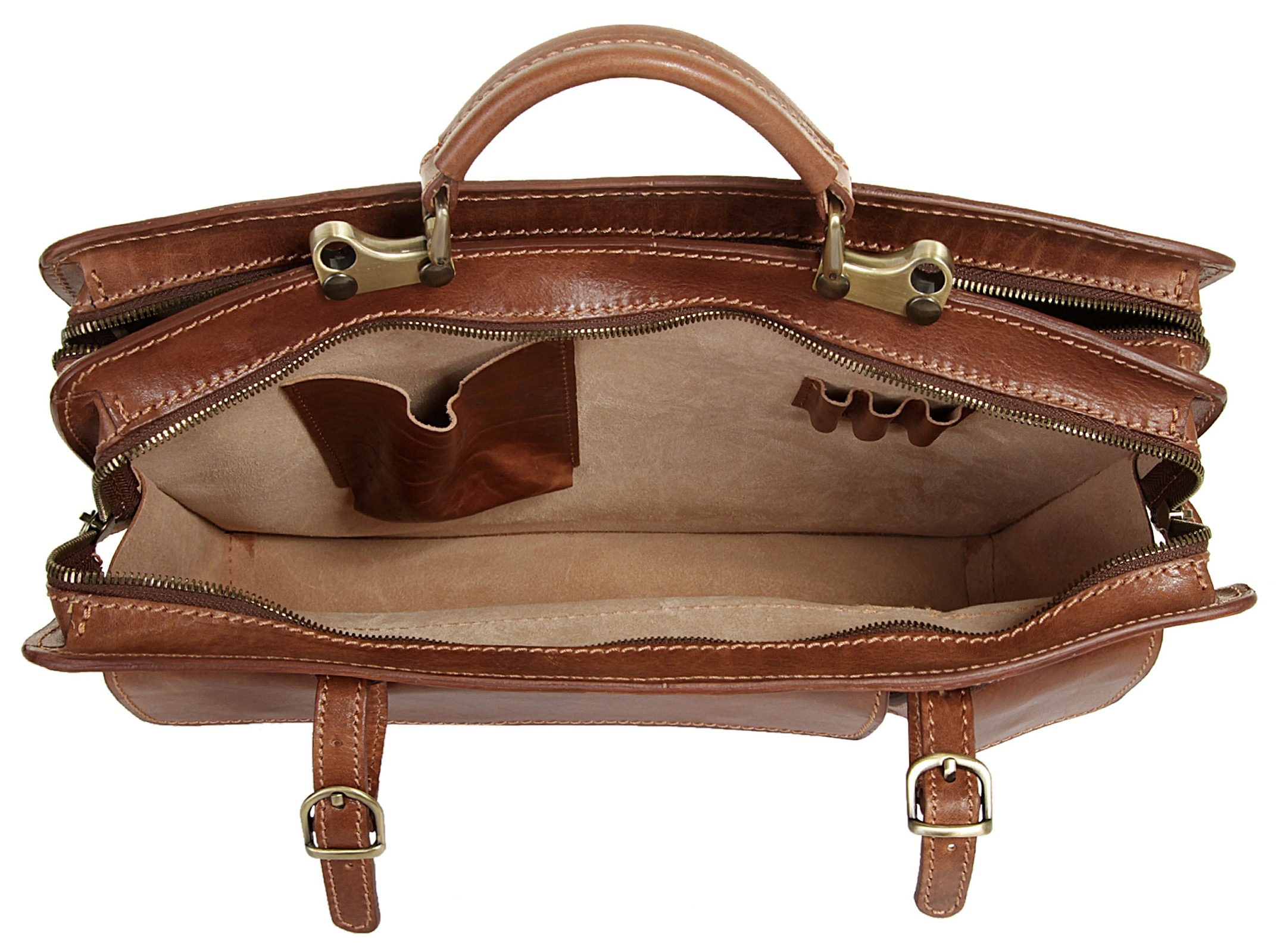 Piké Aktentasche echt Leder, Made in Italy günstig online kaufen