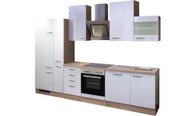 Küche »Florenz«, Breite 310 cm, mit und ohne E-Geräte lieferbar
