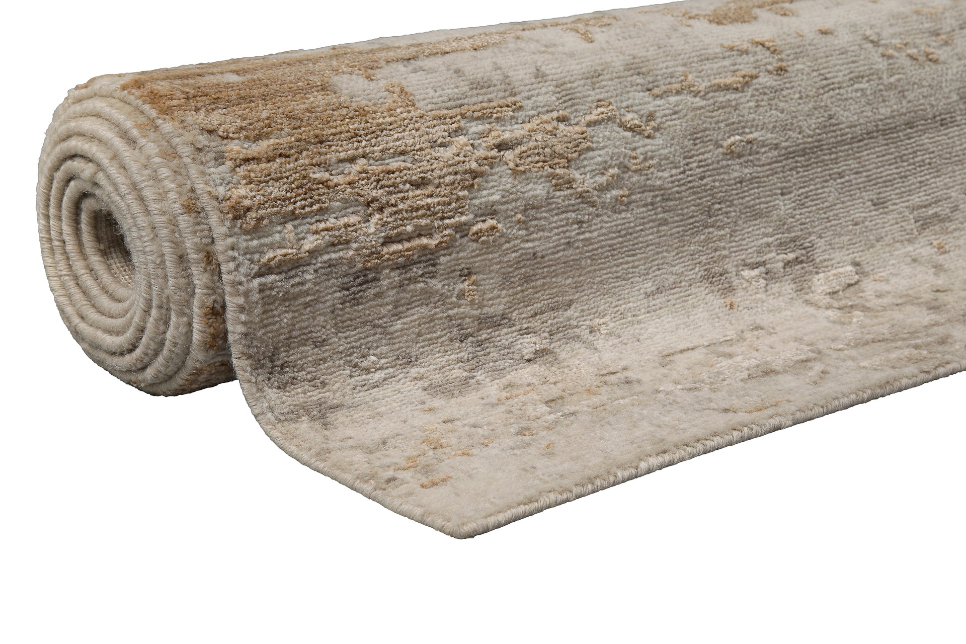 Esprit Teppich »Upper East Side« rechteckig 6 mm Höhe Wollteppich, kurzflor, Vintage, gewebt, edel, Wohnzimmer, natürlich