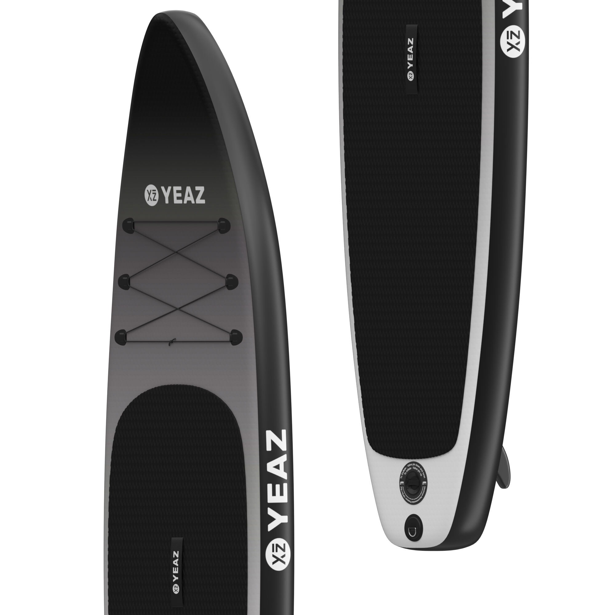 YEAZ Inflatable SUP-Board »SUP Board BLACK SANDS BEACH - EXOTRACE -«